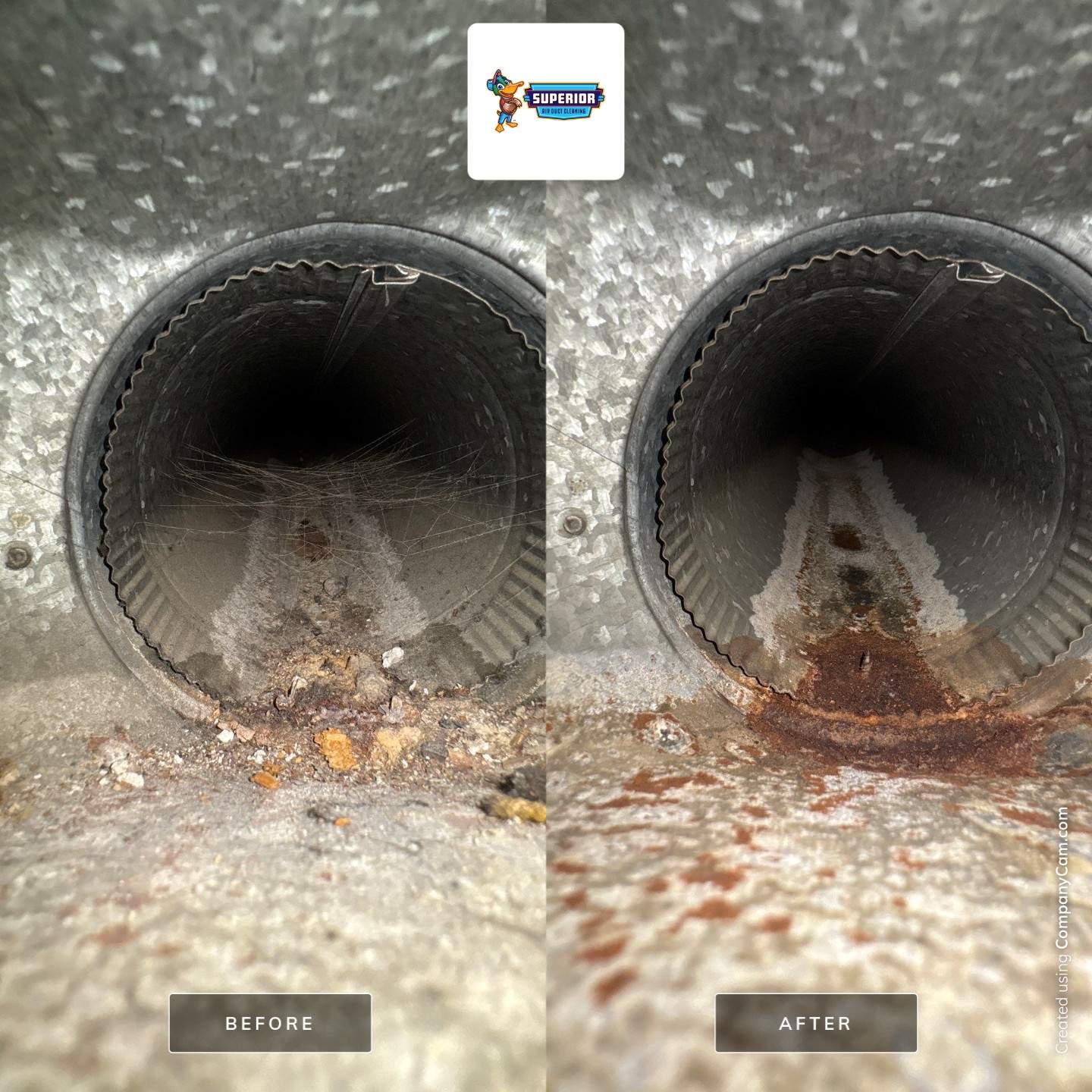Air Duct Cleaning With a Vacuum Truck in Ellwood City, PA by Superior Air Duct Cleaning