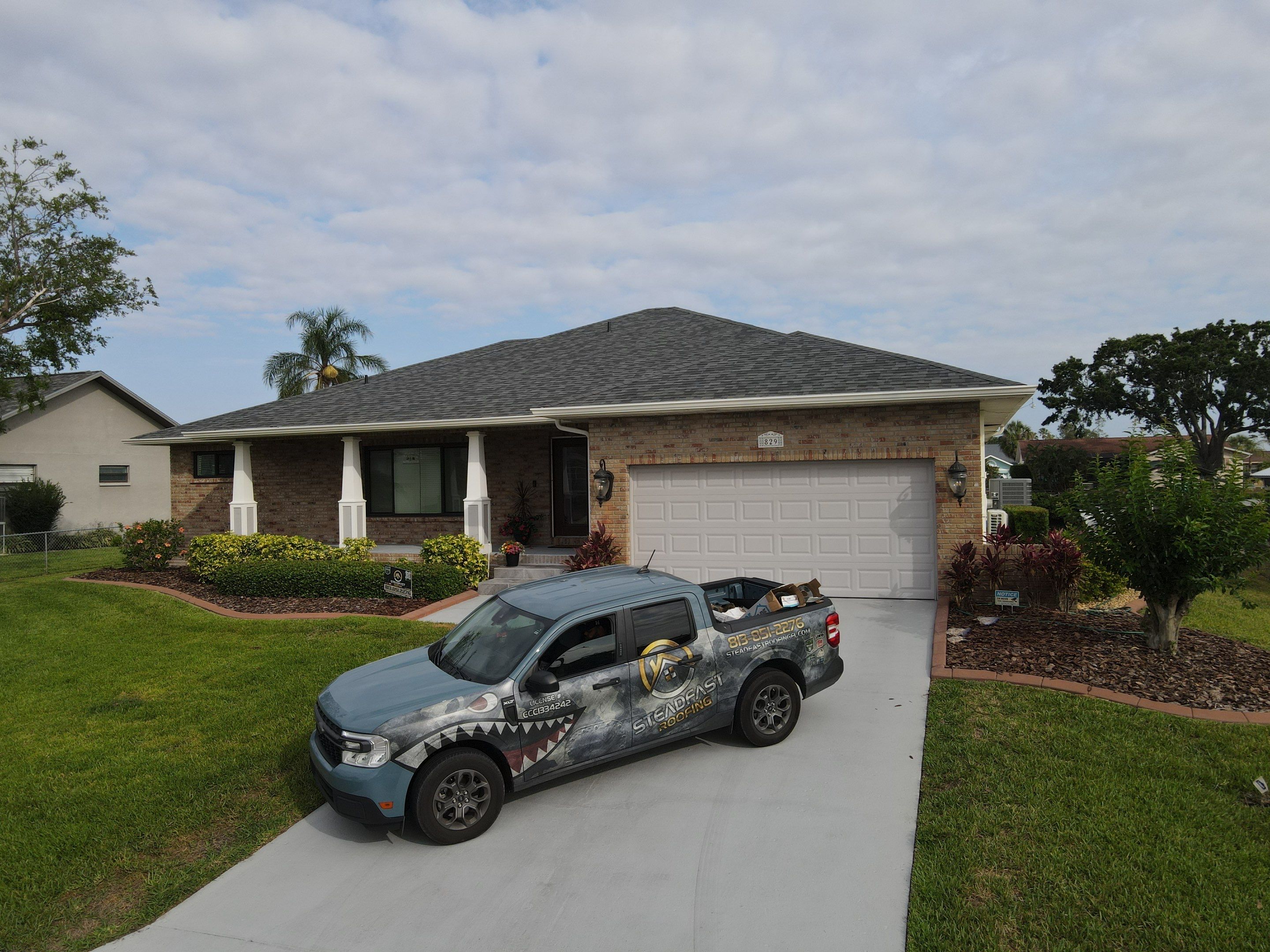 Roof Replacement in Apollo Beach, FL. by Steadfast Roofing