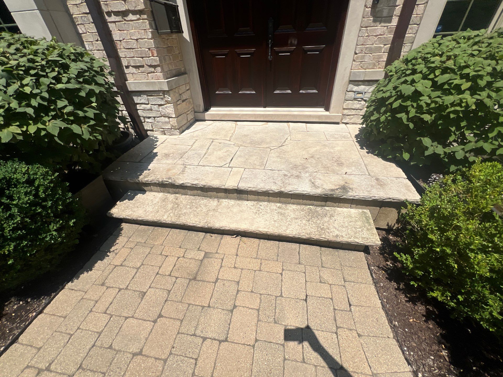 Brick paver clean, sand and seal.  using surebond SB-8700 by Northern Power Washing LLC.