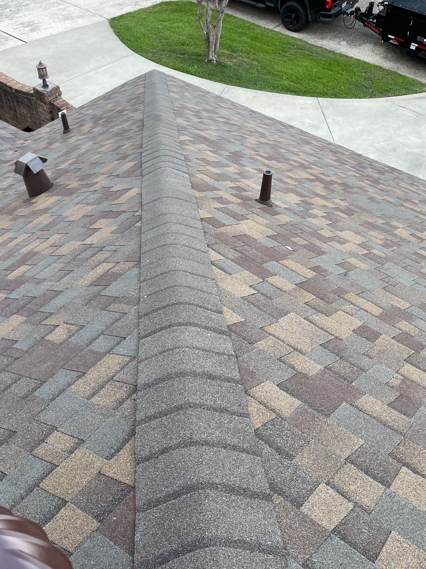Residential Roofing Installation using Owen's Corning Duration (Lifetime) Shingles by Roof Repair Company
