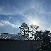 24ga 1.5" Mechanical Seam Dark Bronze by Total Roofing System The Metal Roof Experts