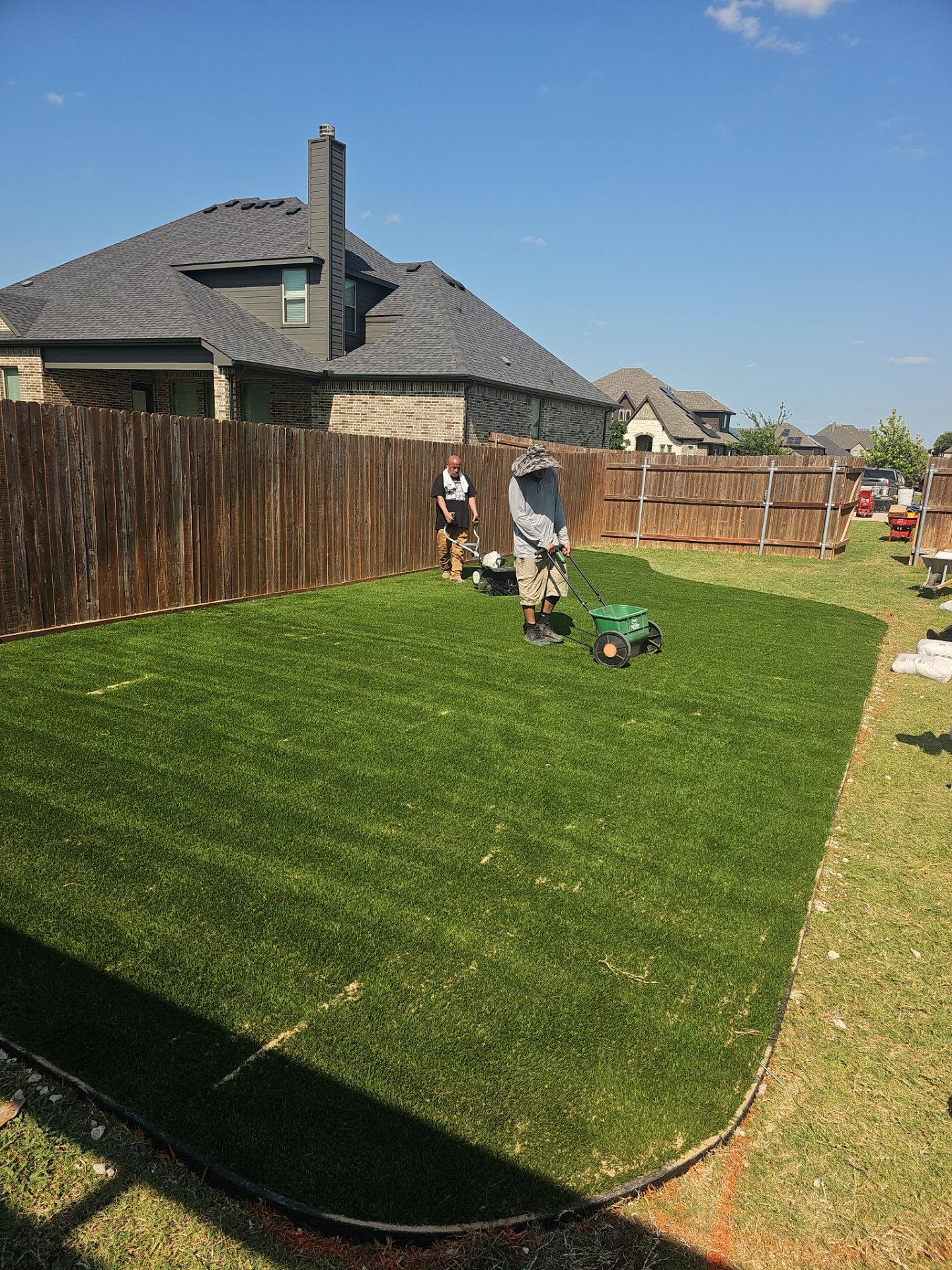 Project in Midlothian by Turf Concepts