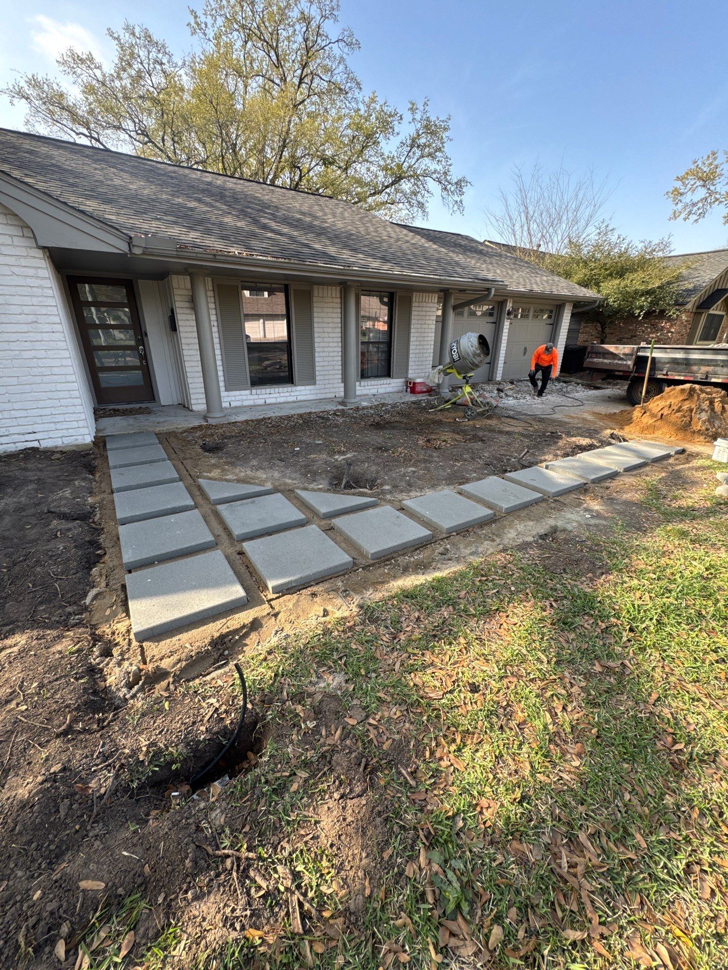 🌿 Jackie’s Outdoor Transformation — Drainage, Flagstone & Full Restoration by Texas Urban Elements