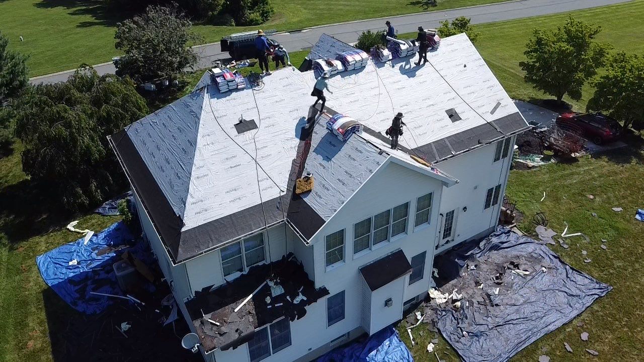 Residential Roofing Installation using GAF Timberline HDZ by Matter Roofing & Construction