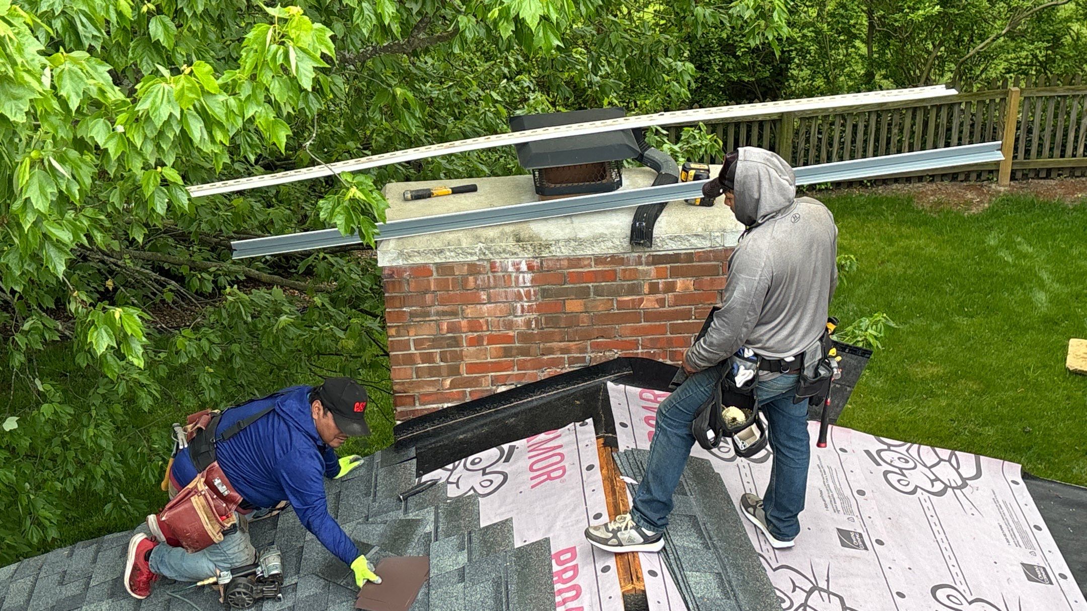 Roof Replacement using Owens Corning Estate Gray by 180 Contractors