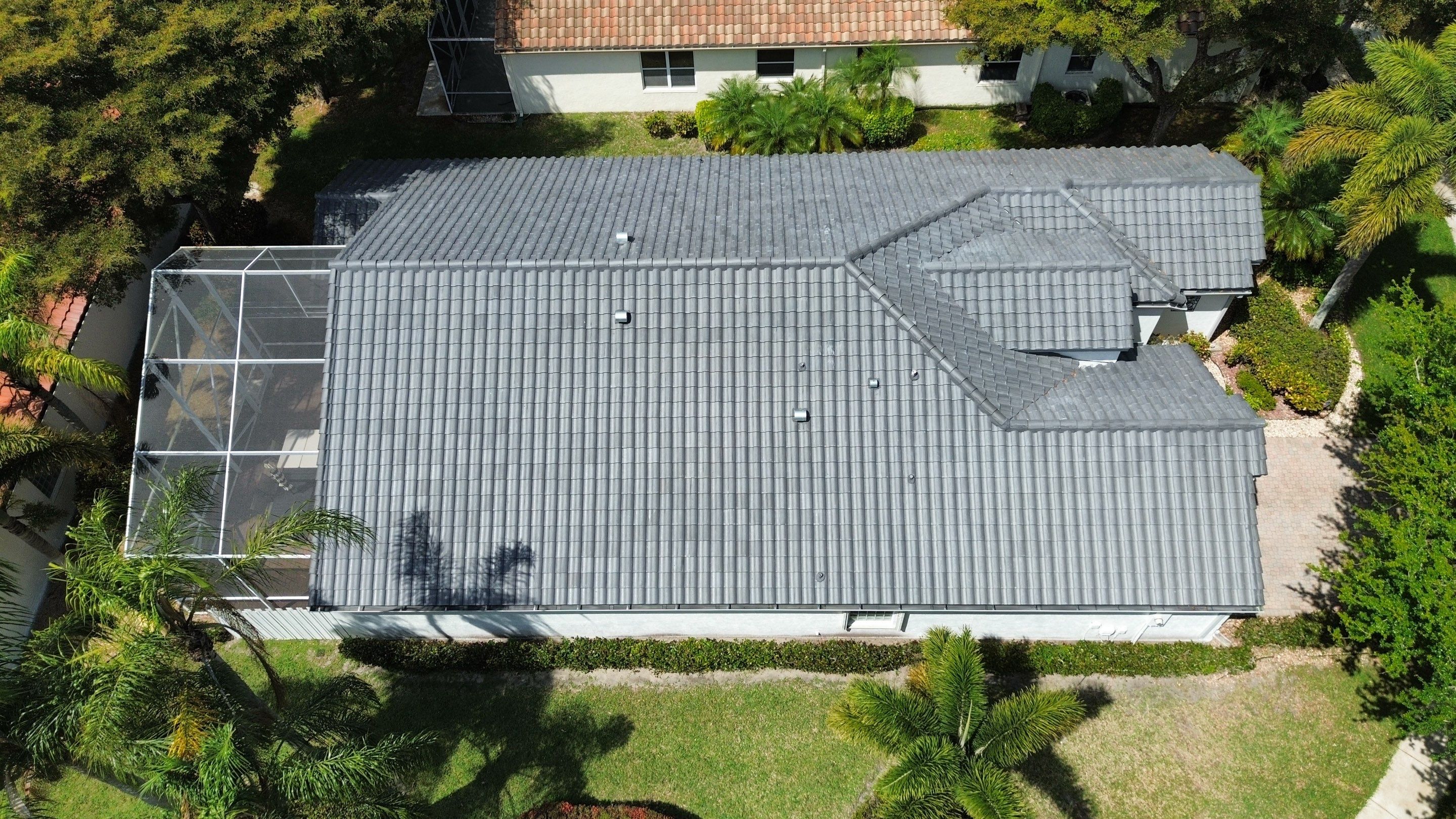 New Tile Roof in The Club Boynton Beach by Hercules Roofing