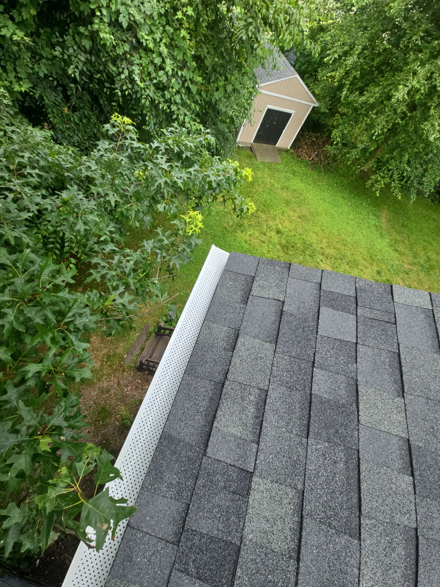 Complete Exterior Estate gray with Pacific Blue Siding by A Plus Exterior