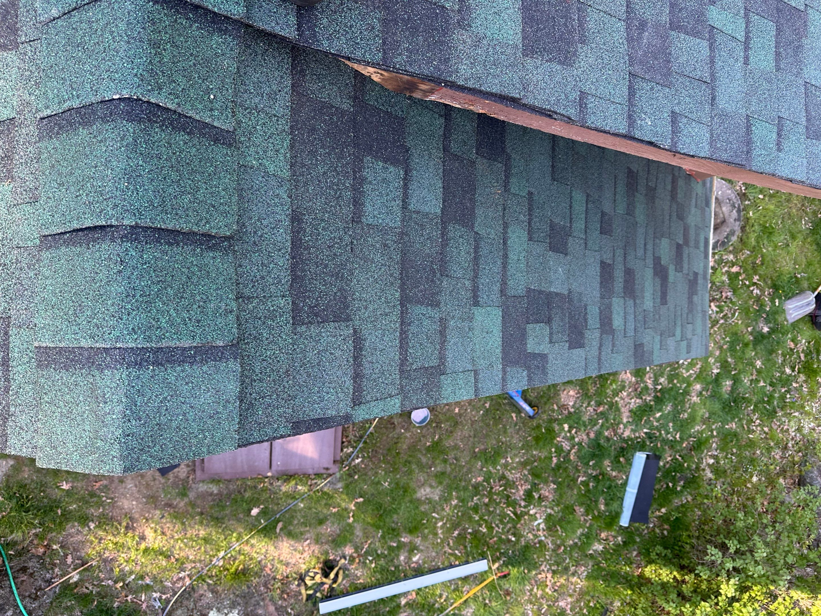 Green Architectural Asphalt Shingle Roof Replacement in Epsom by Tall pine roofing