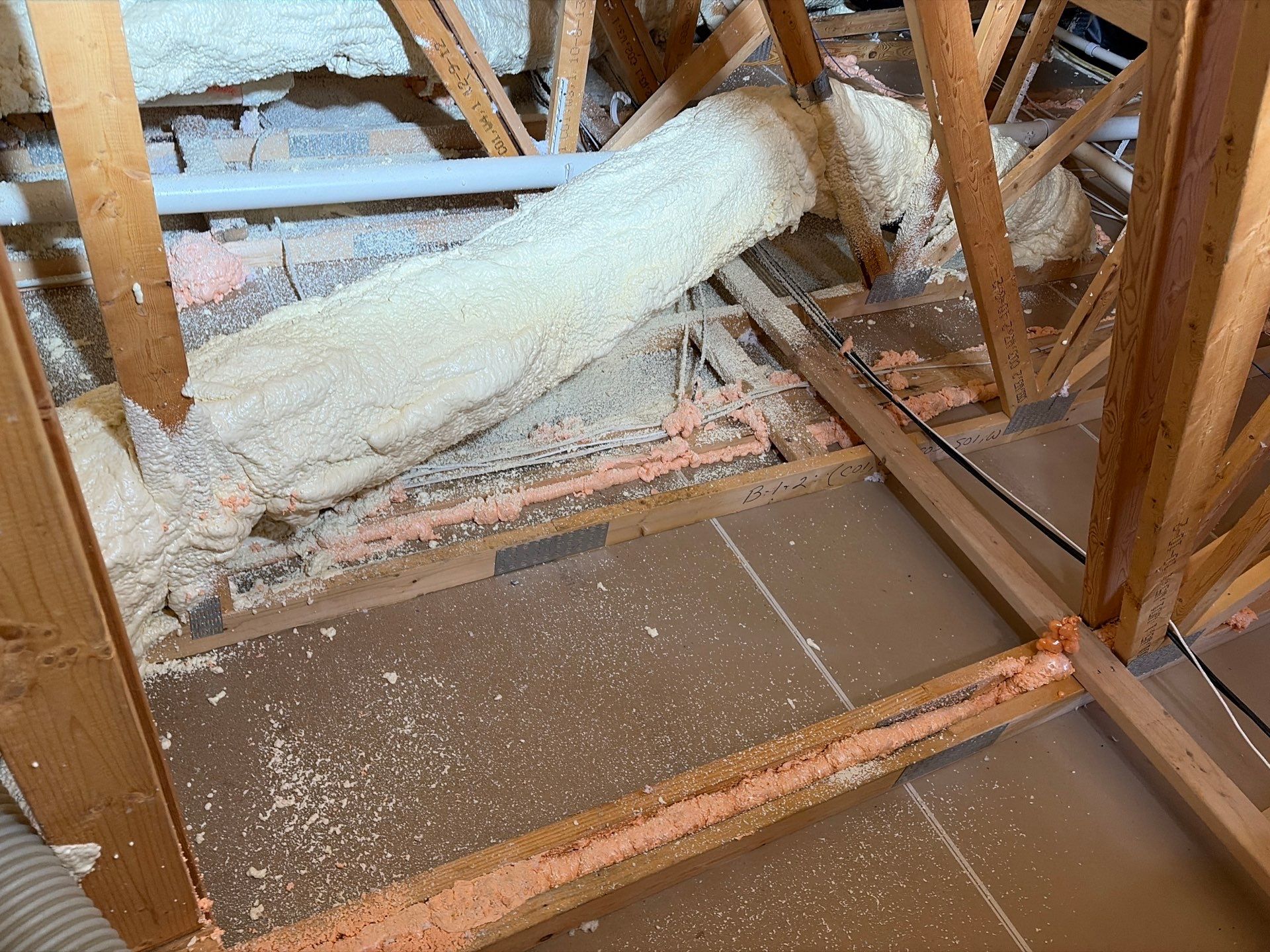 Sanitizing and Transforming a 2,100 sq ft Attic for a Better Home Performance by Home Environment Solutions