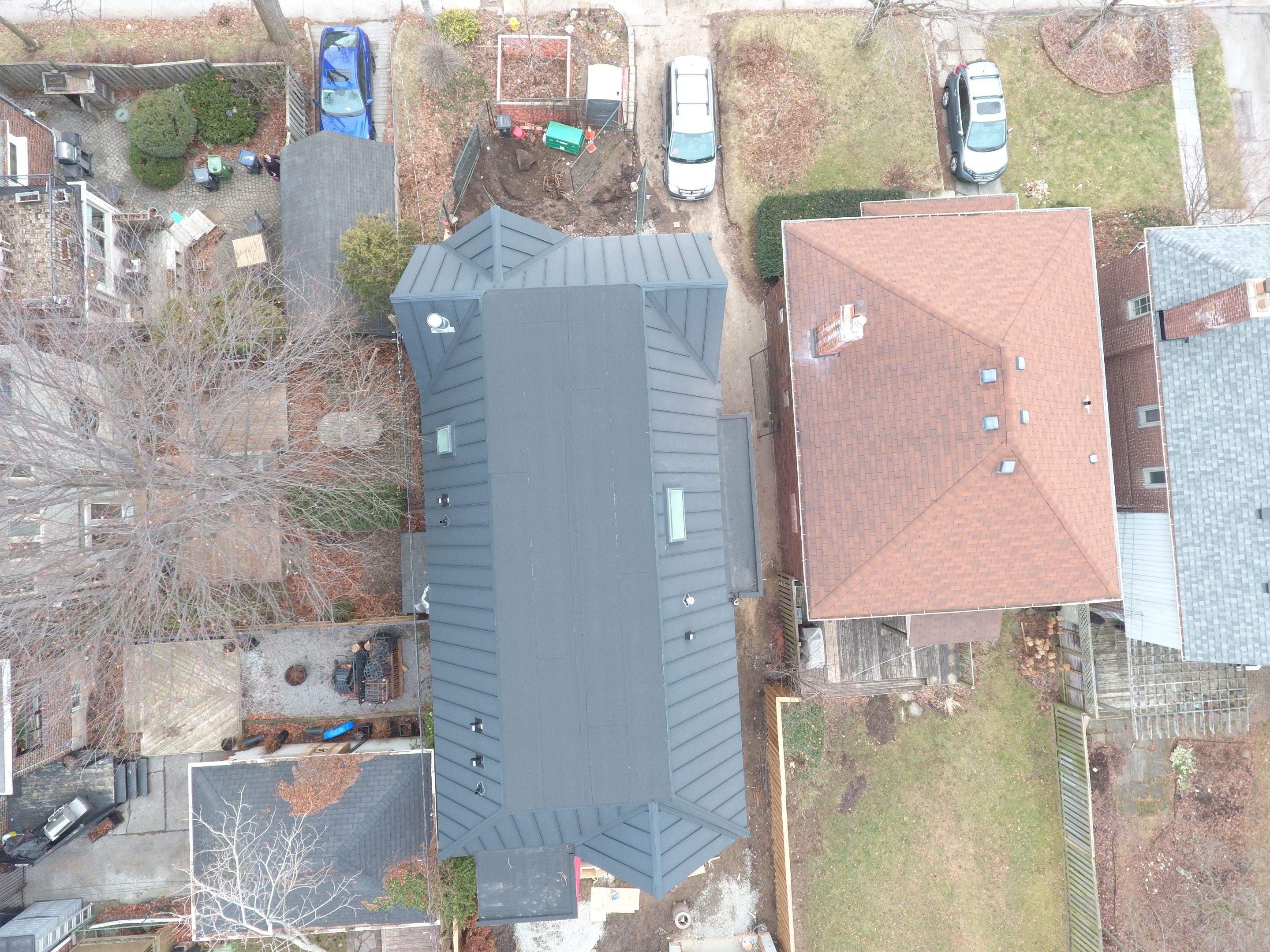 New Home Construction using 24 Ga Standing Seam Metal by Jay Carter Roofing & Sheet Metal