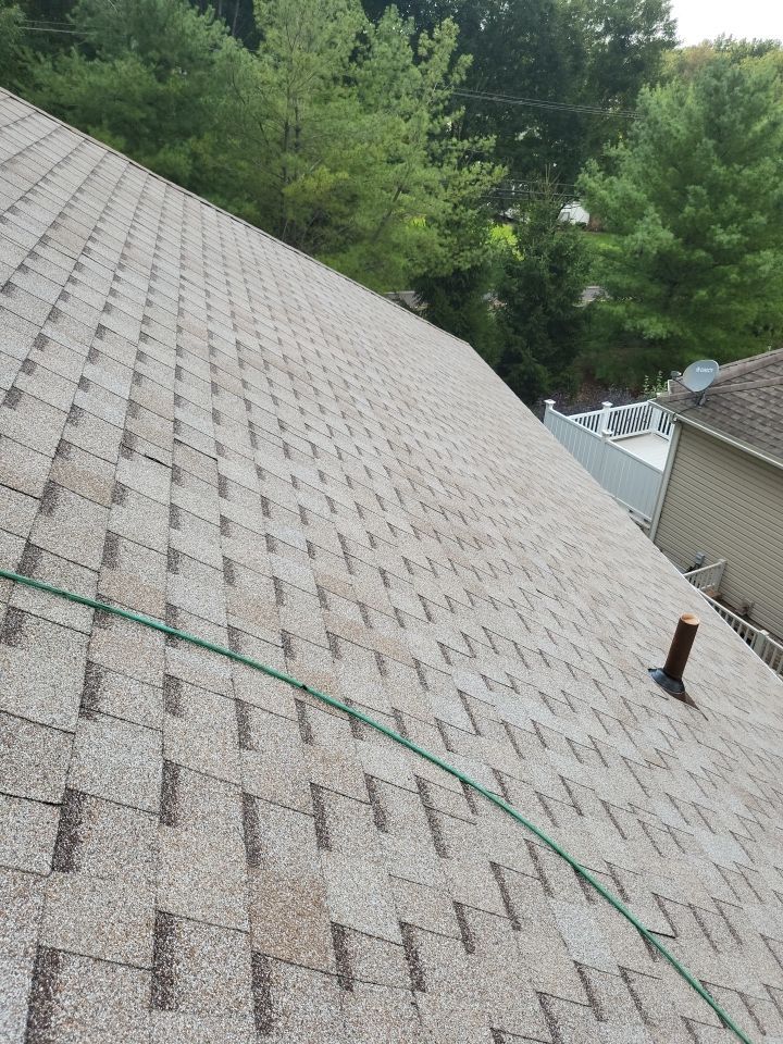 BRAND: ATLAS PINNACLE COLOR: PRISTINE SCOTCHGARD TAN DRIP EDGE: MUSKET BROWN by Eagle Eye Roofing