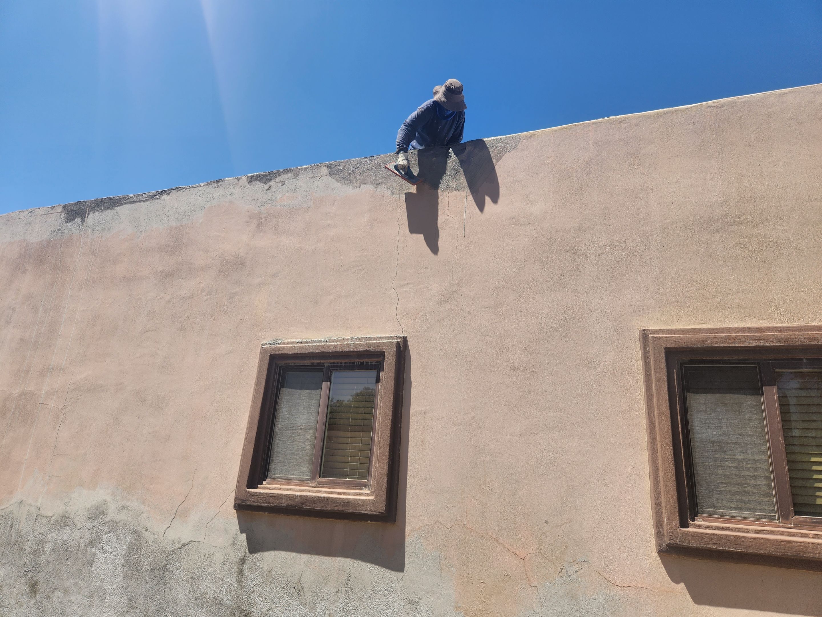 Significant Stucco Damage and Repair by Regal Renovate