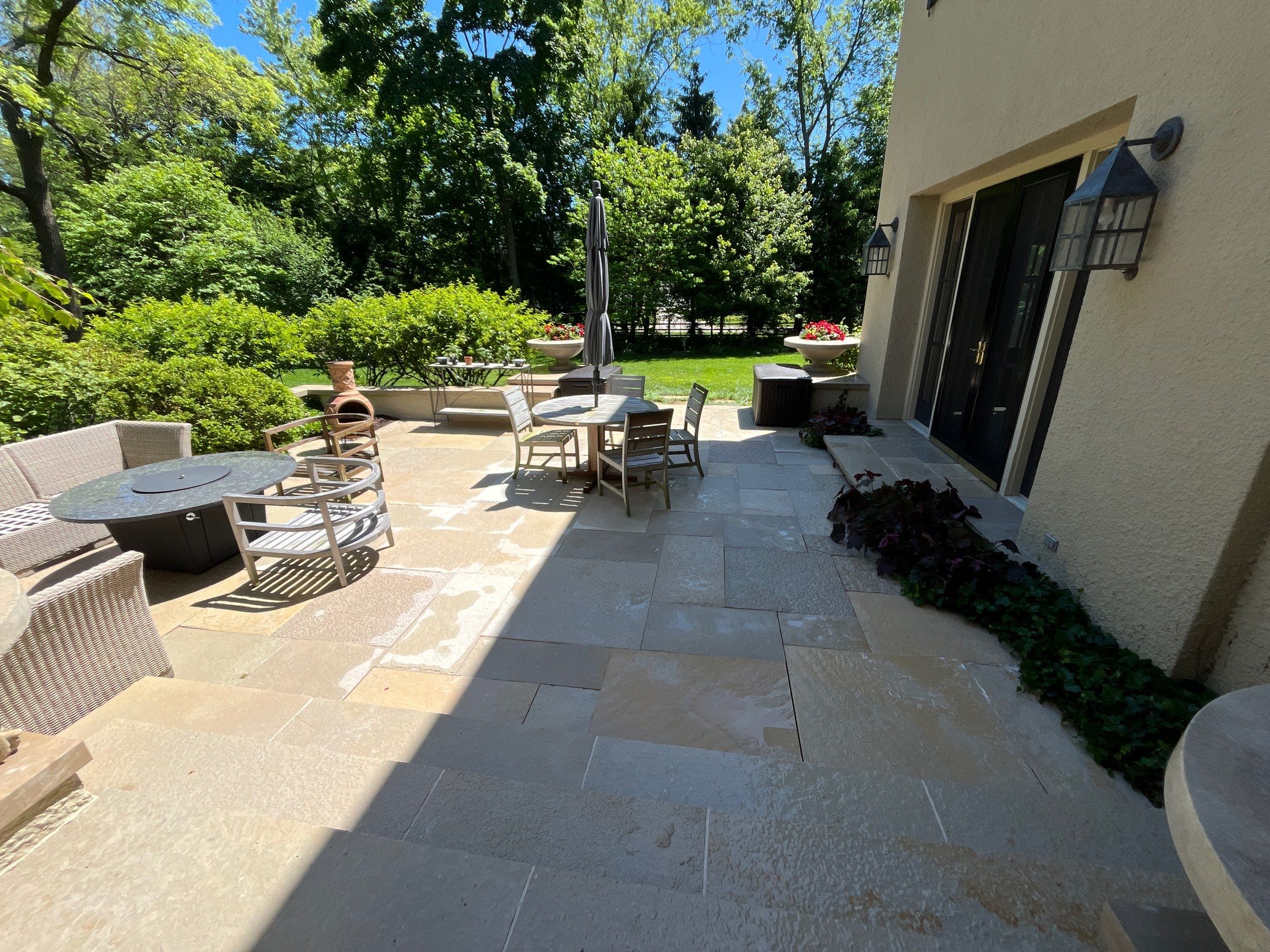 Natural Stone Surface Pressure Washing by Northern Power Washing LLC.
