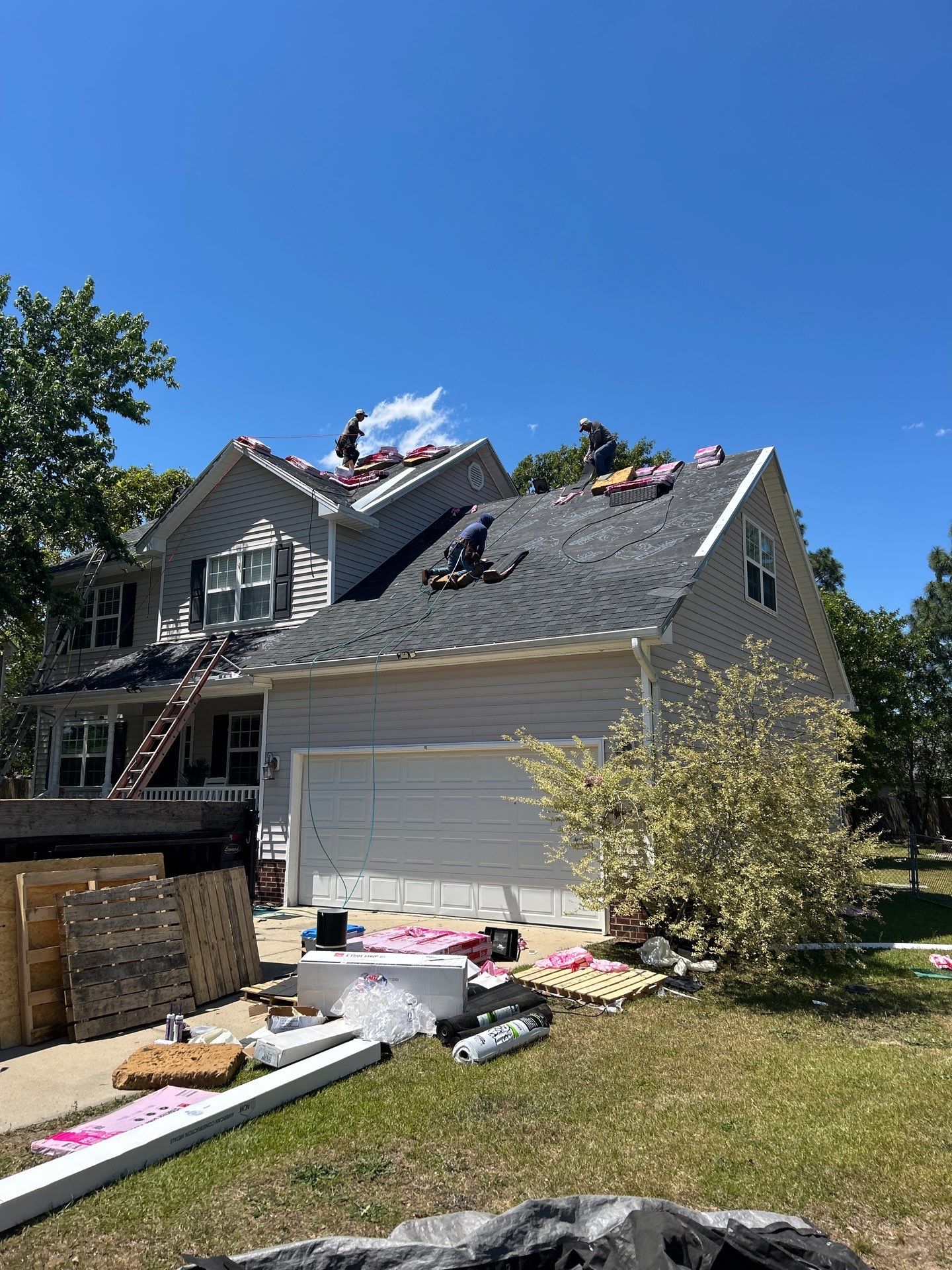 Residential Roofing Installation using Owens Corning by Karcher Roofing & Construction