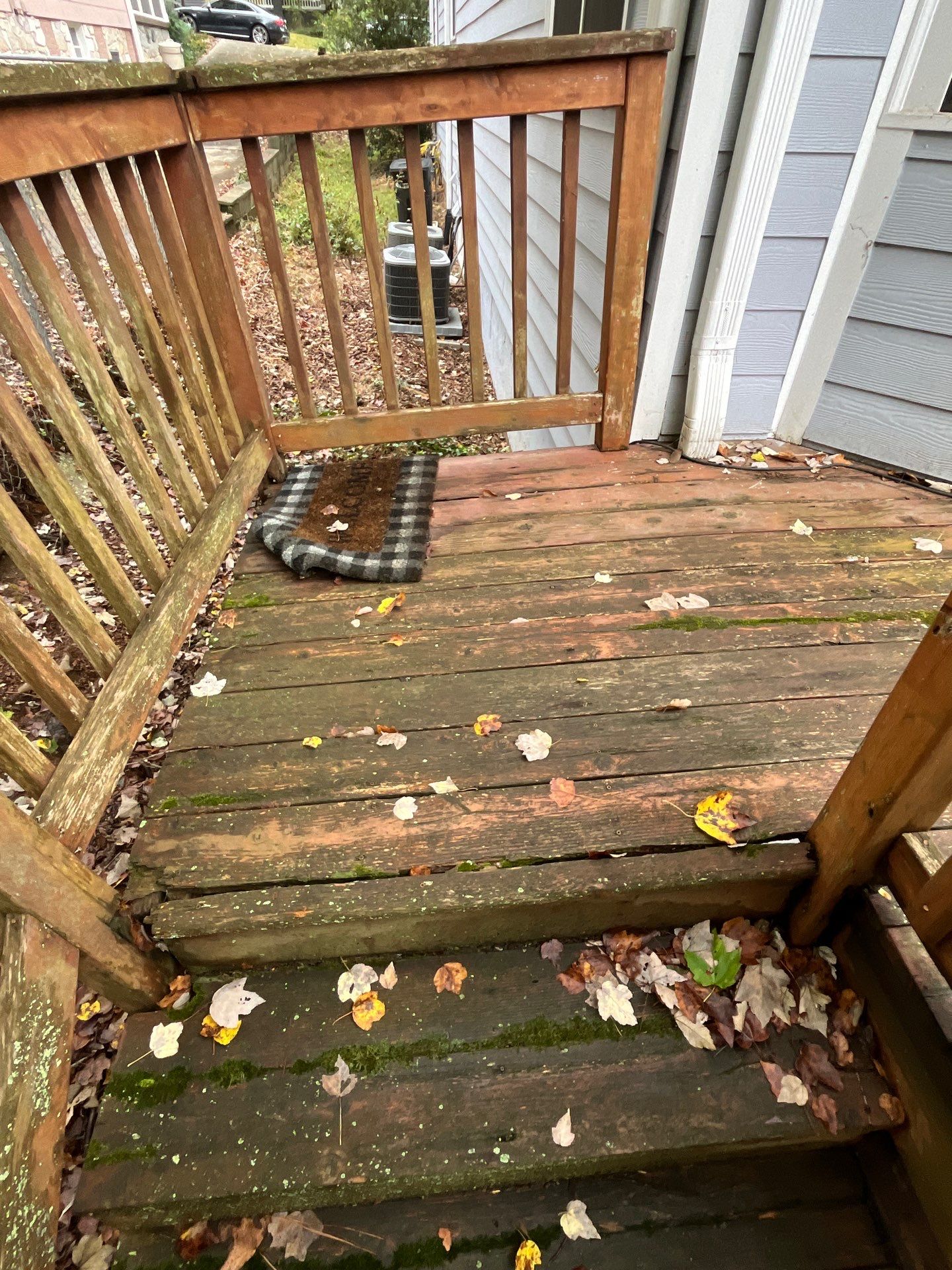 Decatur Deck Rebuild using Pressure Treated Pine by Nelson Exteriors 