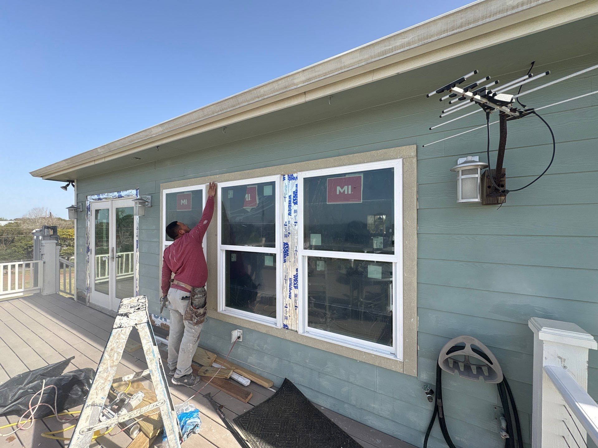 Rockport Copano Bay Windows by Bayfront Roofing and Construction