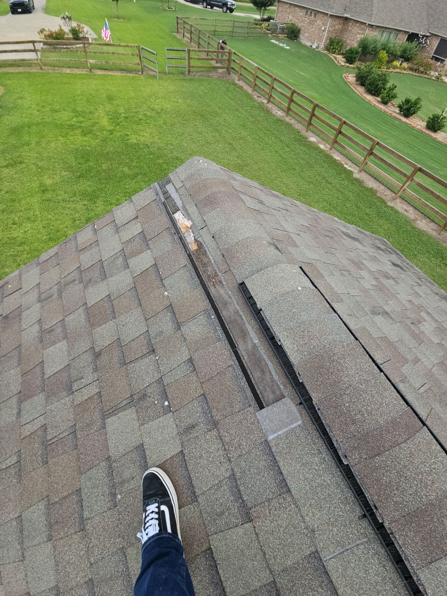 Hail Damage using Owen's Corning Duration (Lifetime) Shingles by Roof Repair Company