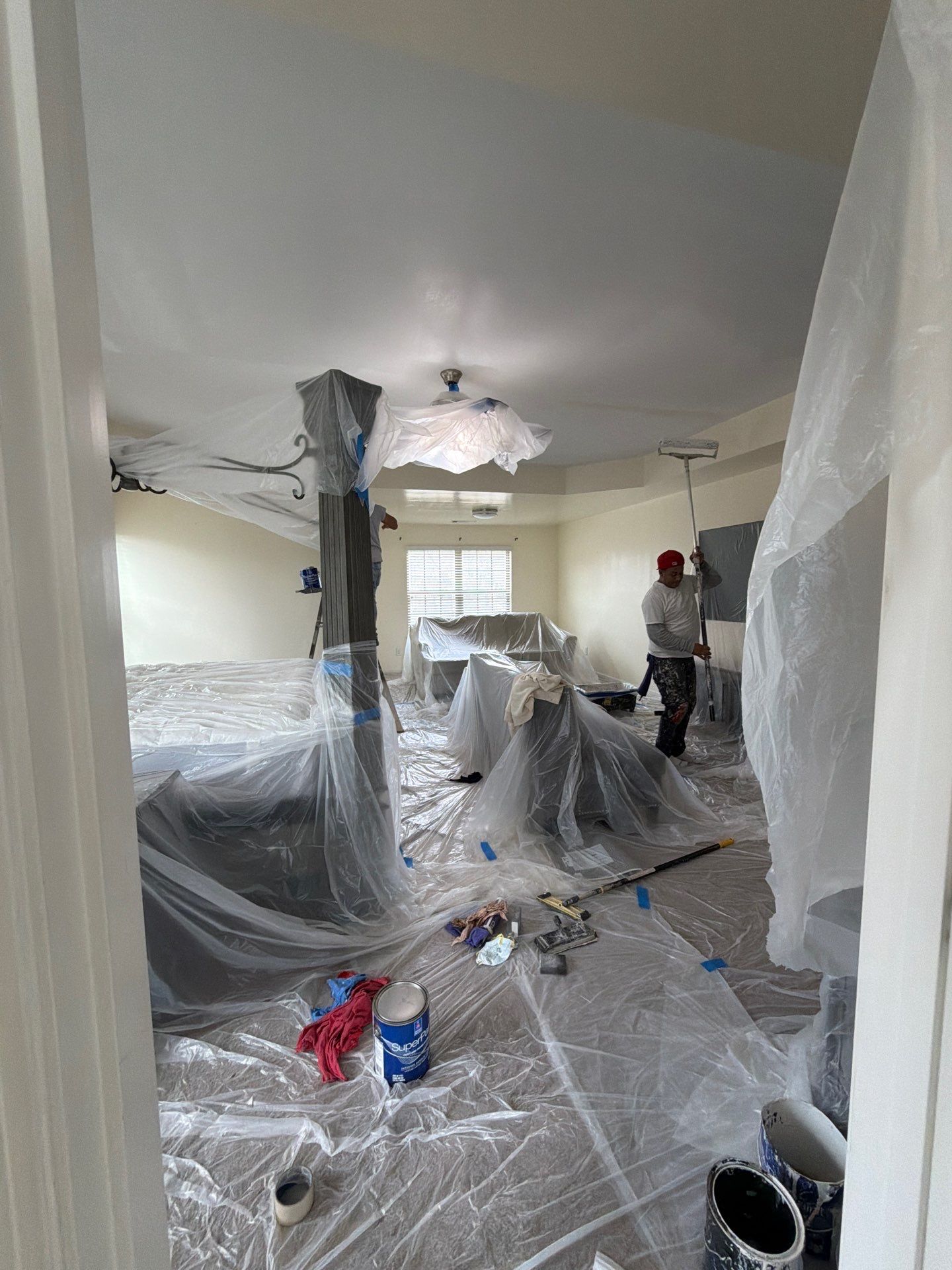 Interior Ceiling Painting & Targeted Repairs by Praise God Painting, LLC