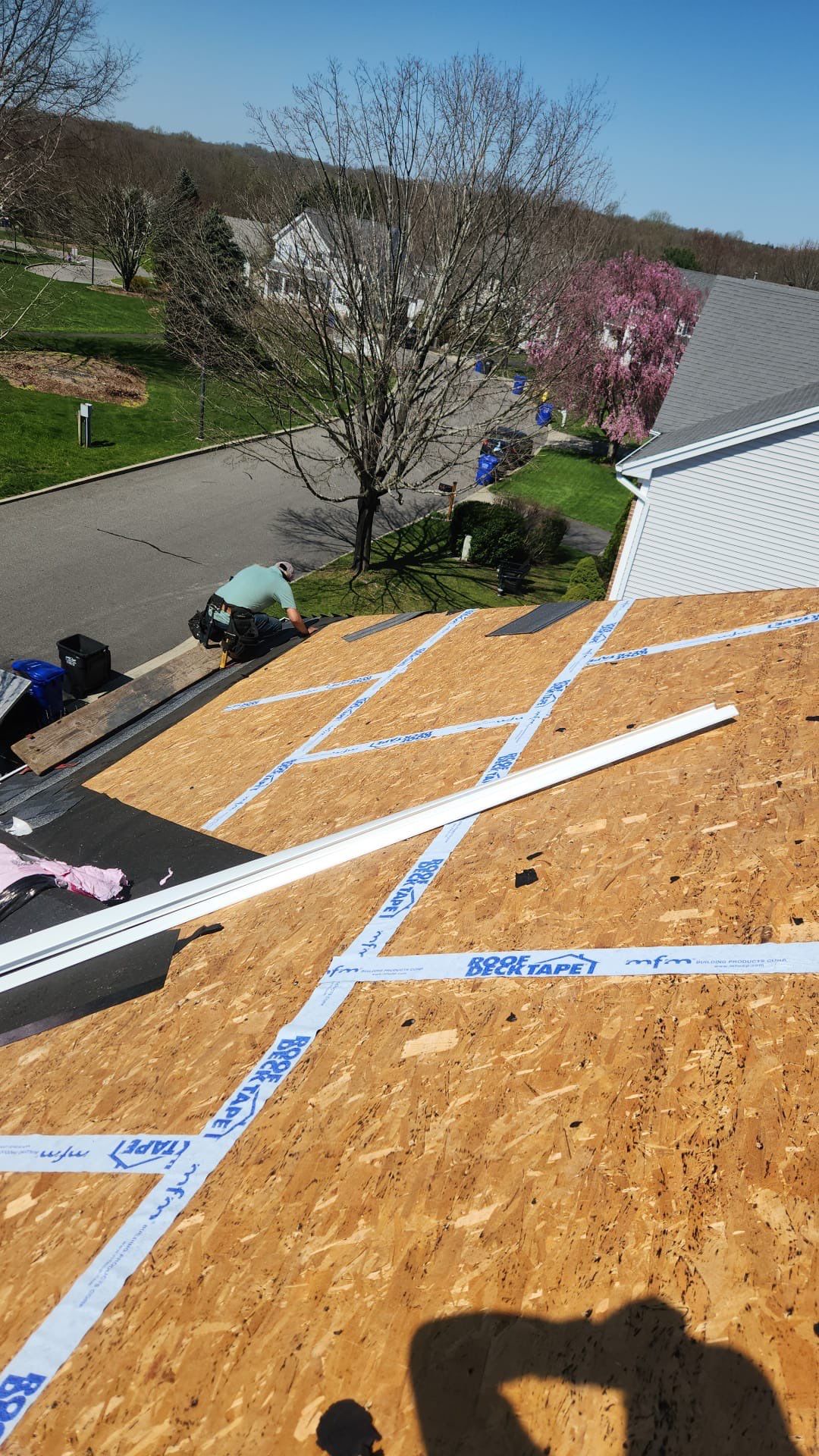 Residential Roofing Installation using Owens Corning TruDefinition Duration - Onyx Black by A Plus Exterior