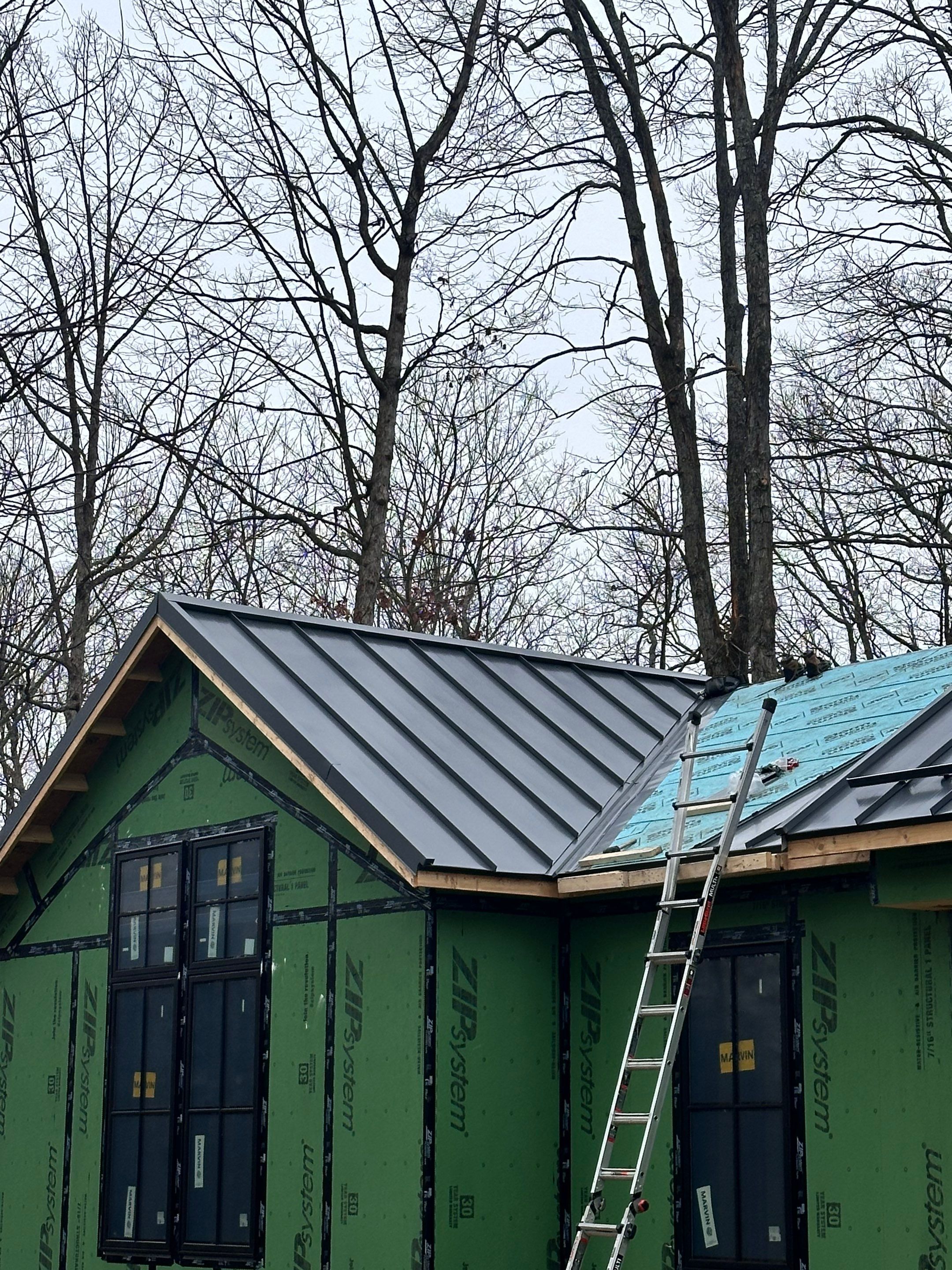 Standing Seam  using Everlast Standing Seam 24 Gauge  by Teflon Roofing