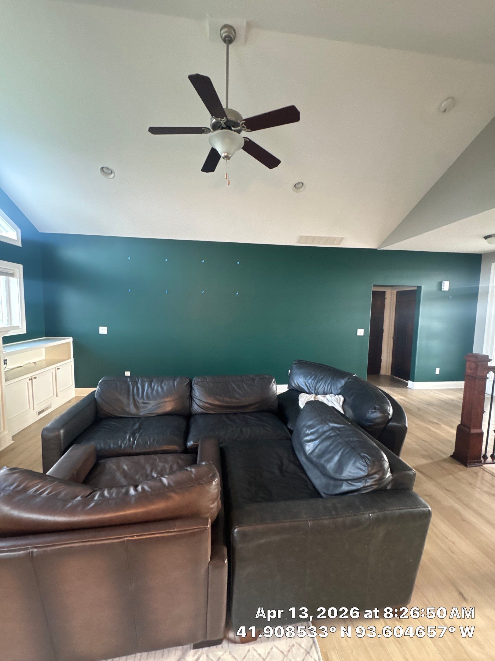 Interior Repaint walls and Baseboards with Color Change by Midwest Paint LLC