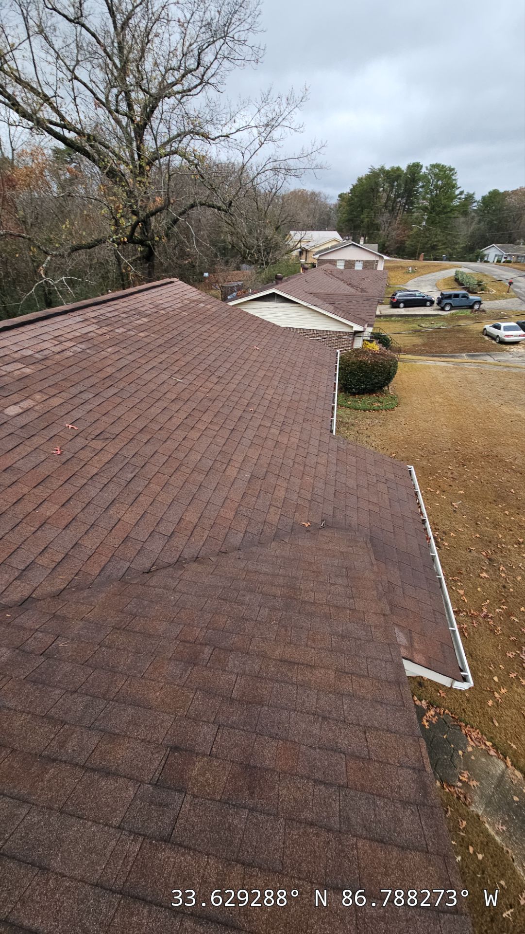 Roof Replacement (Barkwood) and Tree Removal in Birmingham  by The Roofing Dudes