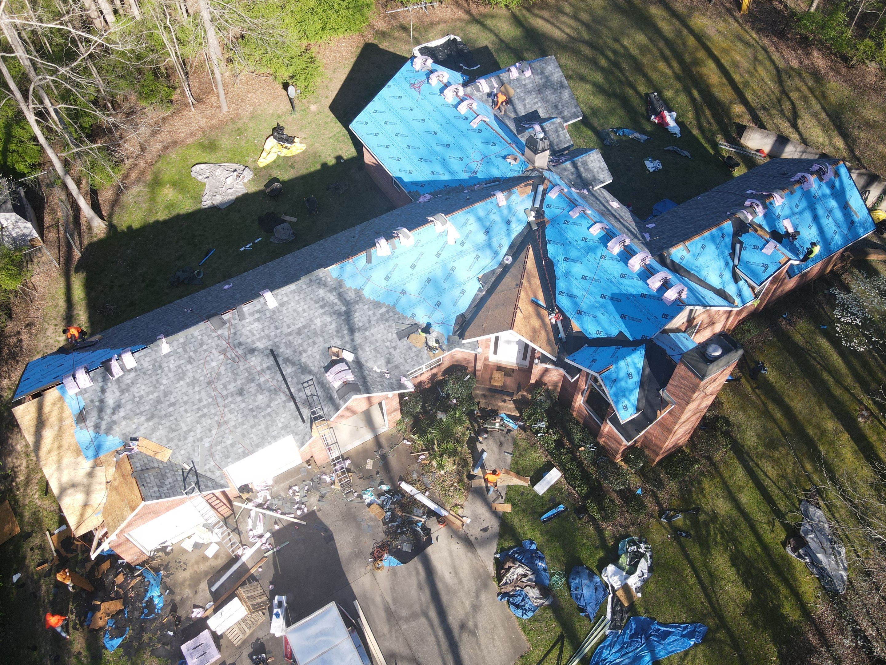 Residential Roofing Installation using Owens Corning by Inspector Roofing and Restoration