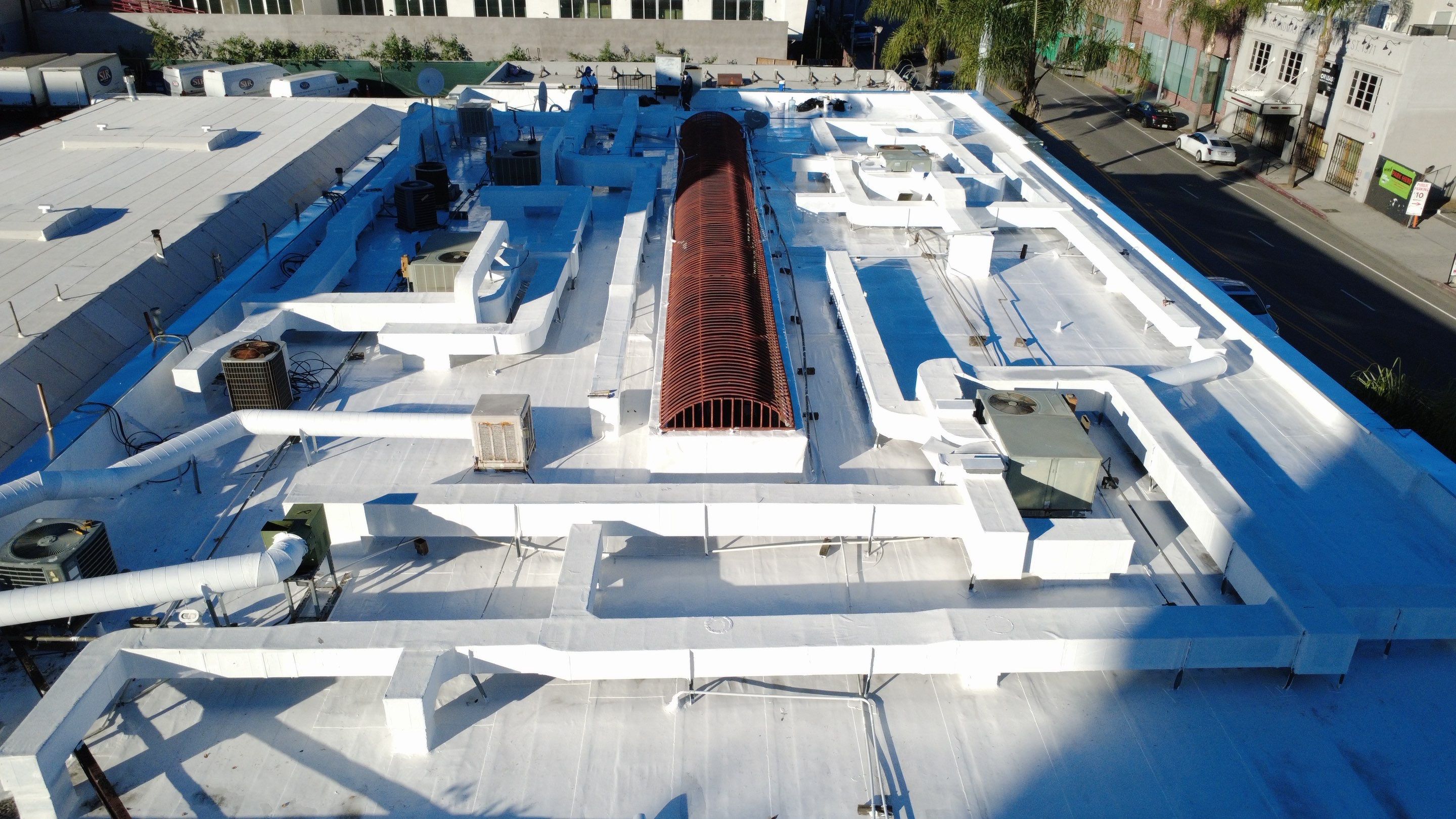 Silicone Coating - Commercial Property in Hollywood by Hull Brothers Roofing