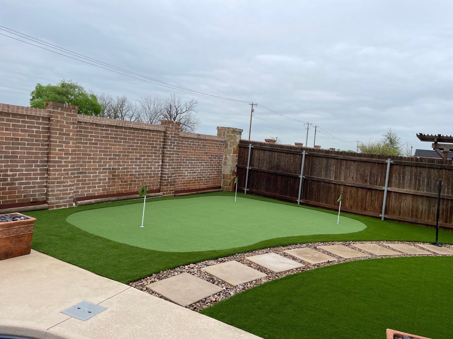 Synthetic Turf Installation using Pet Turf by Turf Concepts