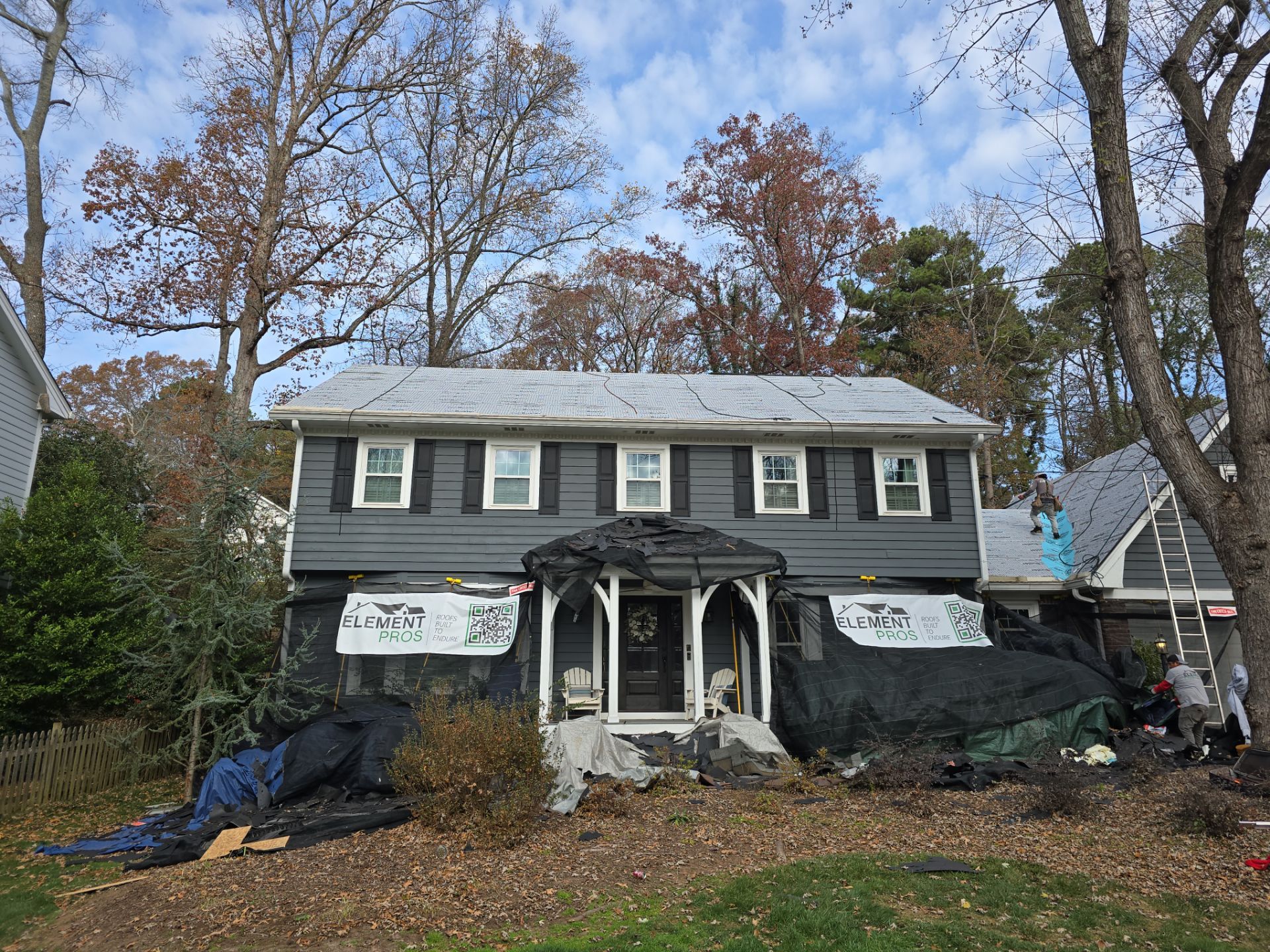 GAF Timberline HDZ in Charcoal by Element Pros Roofing, LLC