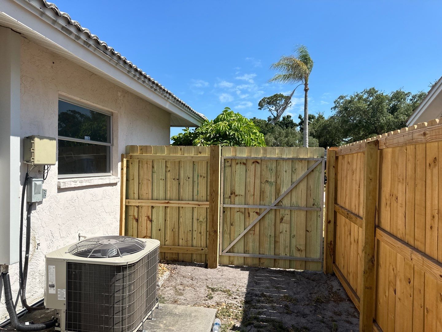 Wood Fence Installation using Wood Board on Board Fence by Asap fence and gates, LLC
