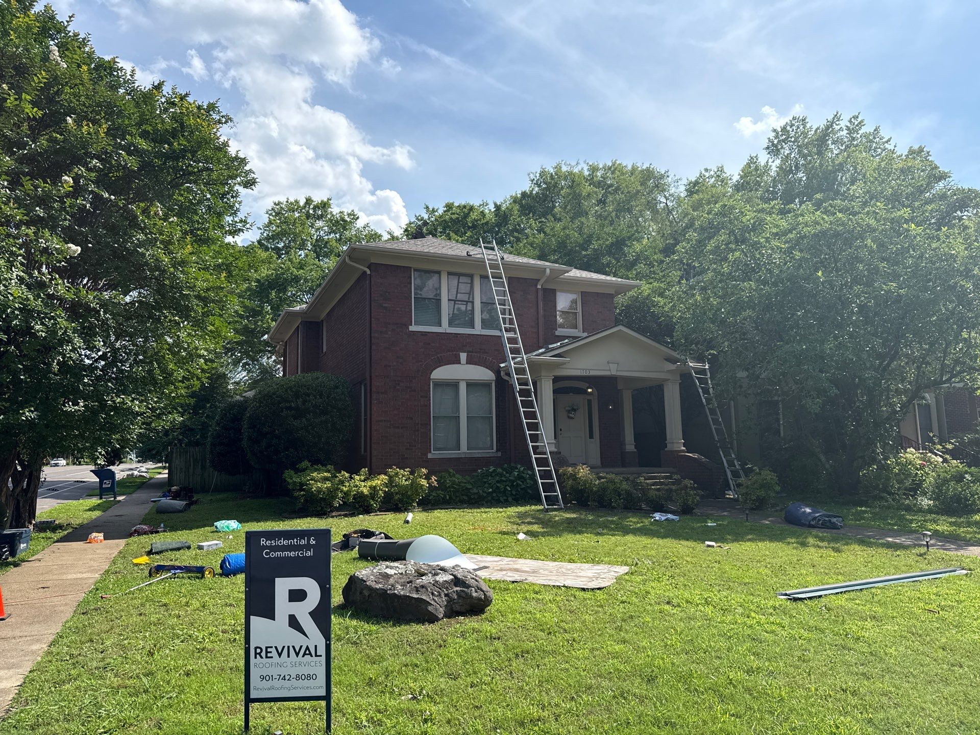 GAF Timberline HD Shingle Roof Replacement in Midtown Memphis by Revival Roofing Services