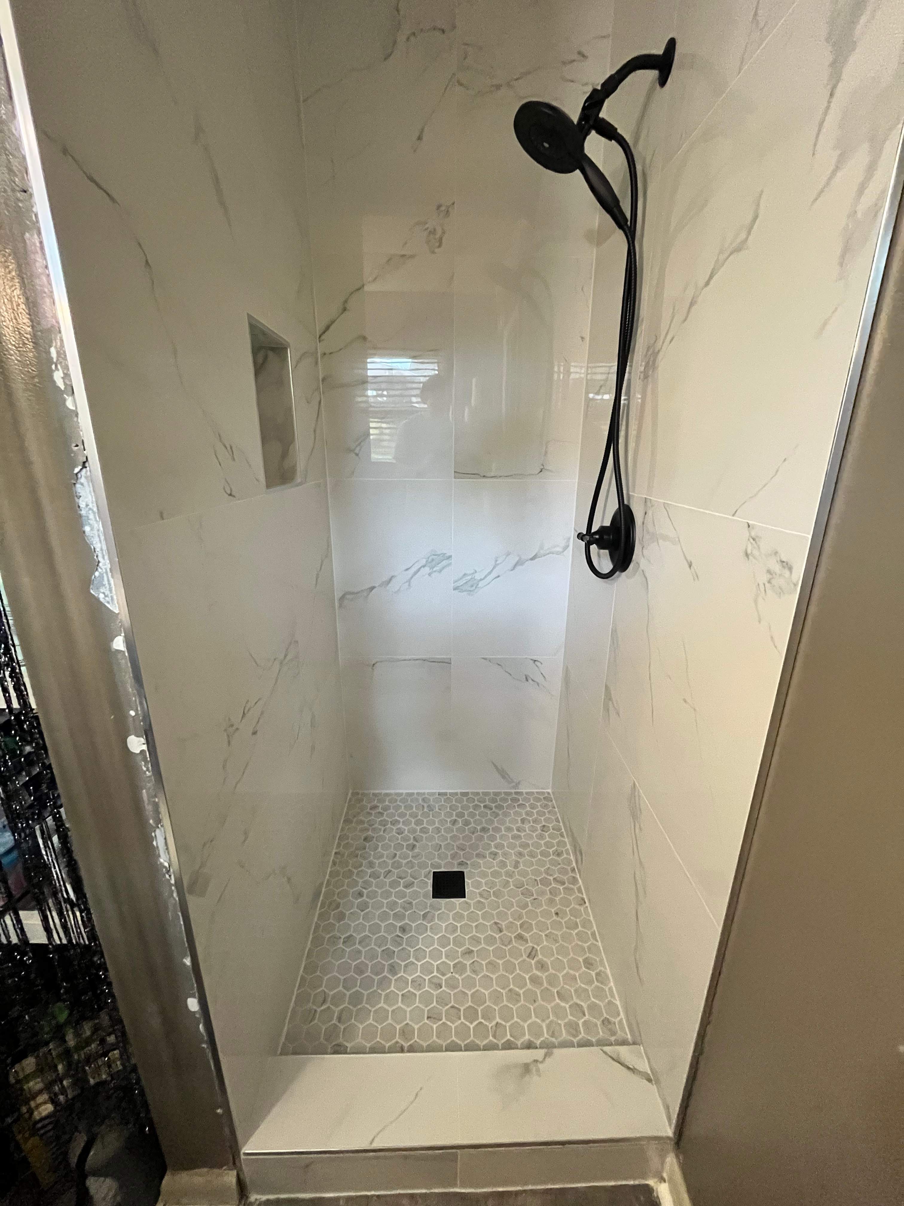 Shower renovation by Prudencio