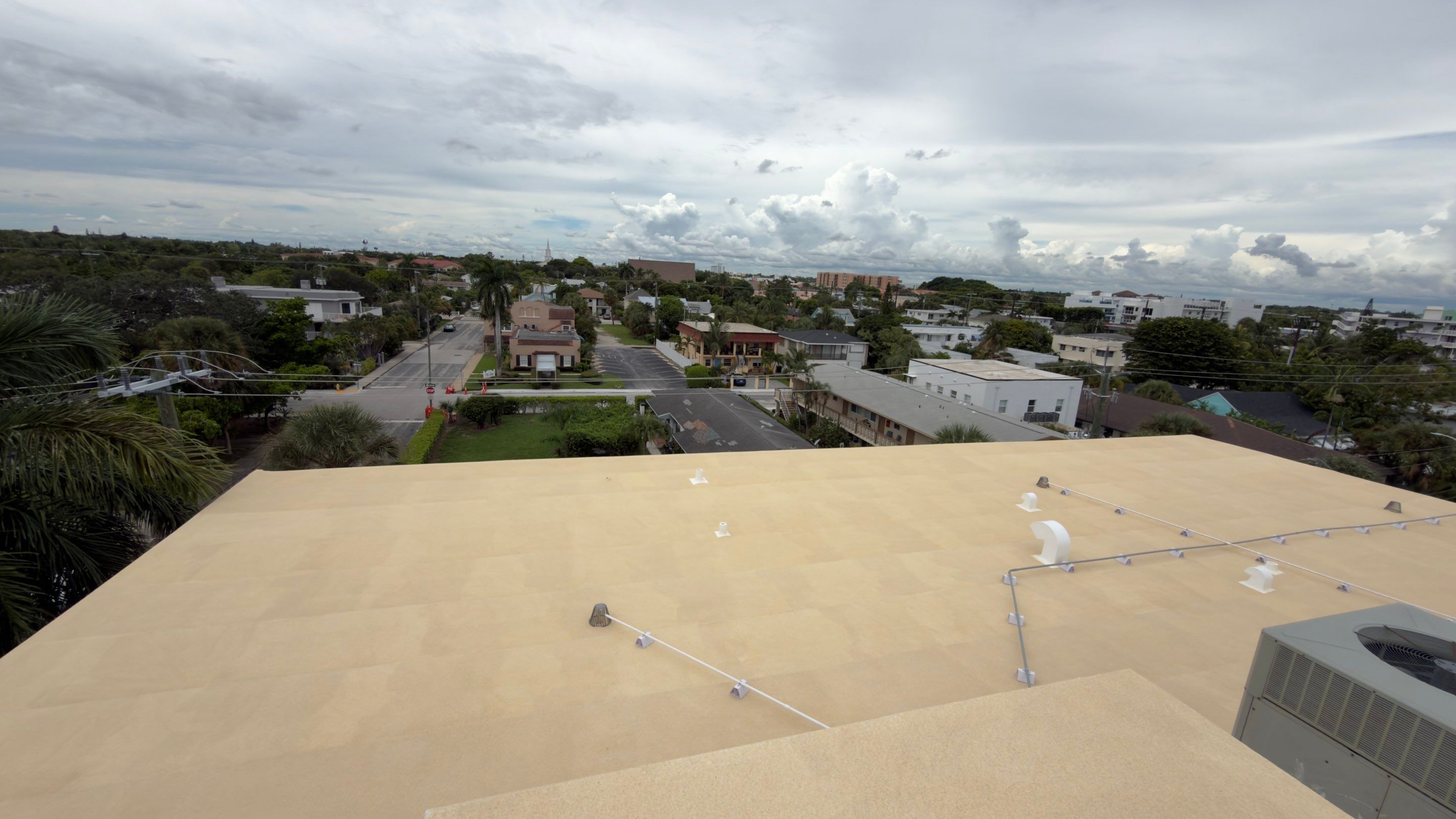 Commercial Roof Restoration for Lake Worth Beach Flat Roof Project by Roof King LLC