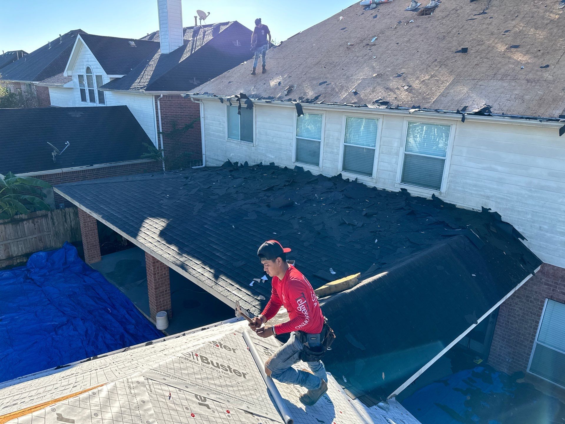 Project in Pearland by Motion Roofing