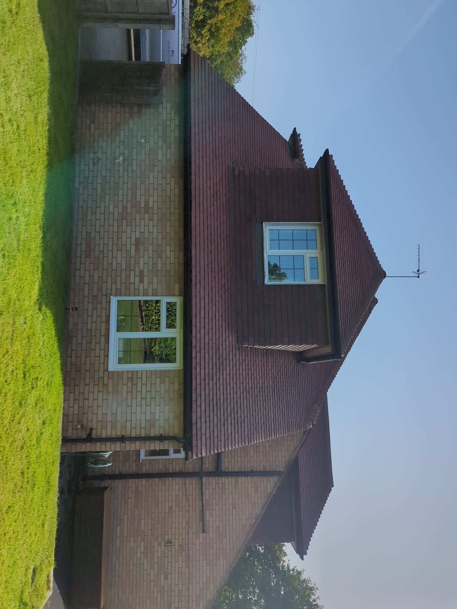 Exterior Clean - Roof - Patio - Driveway using Honda 15lpm Low Pressure Washing Machine by Ges Exterior Cleaning ltd