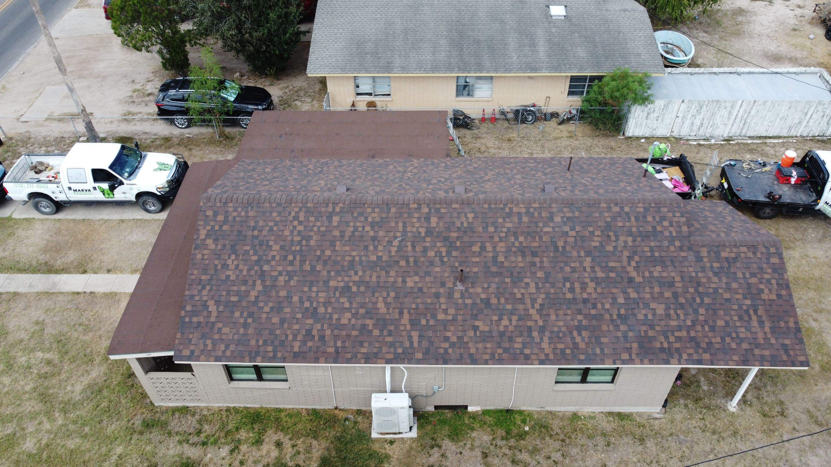 Project in Edinburg by Marva Roofing