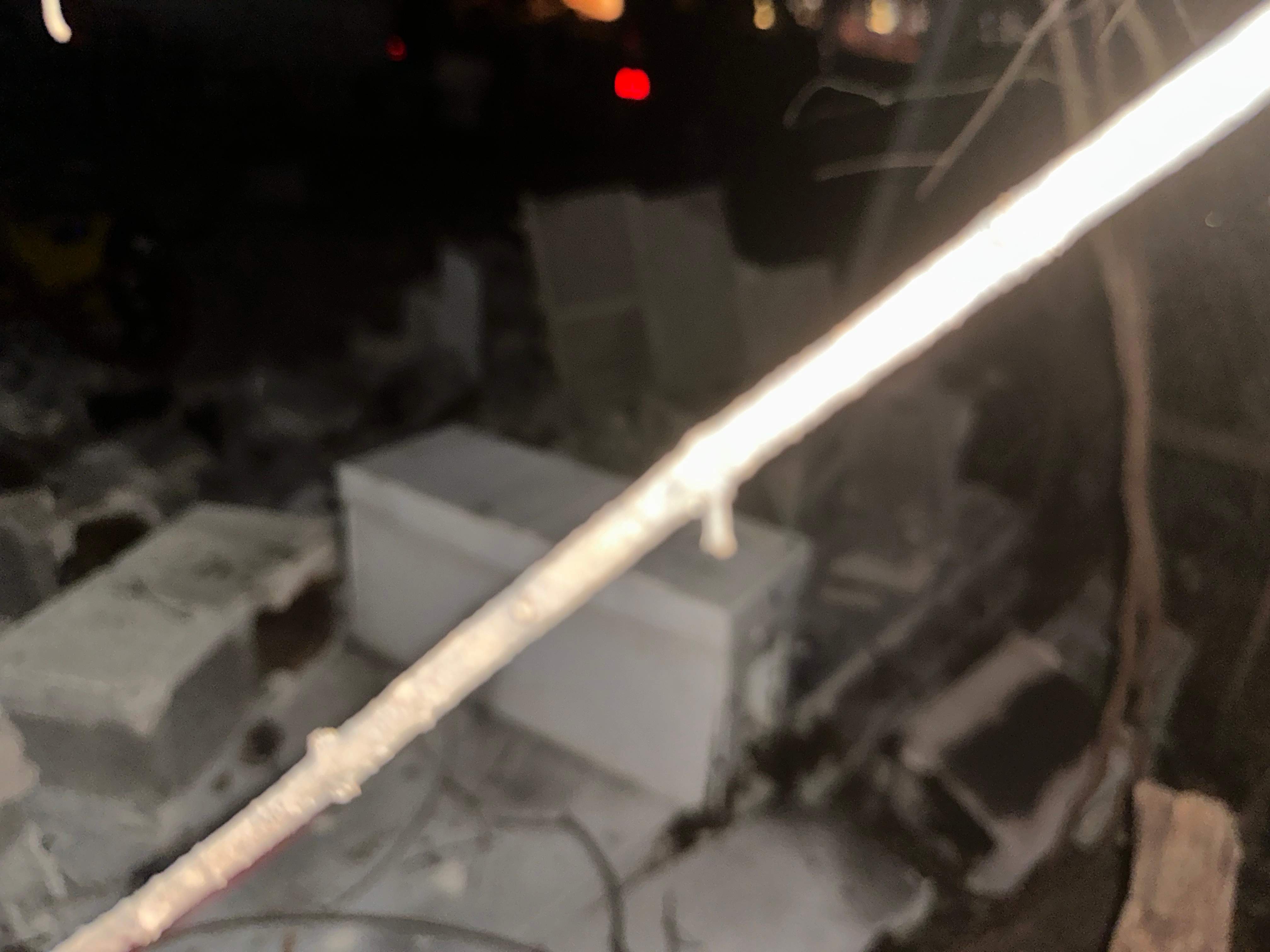 Demoed Cinderblock Wall by Rockwall Honey Bee Company