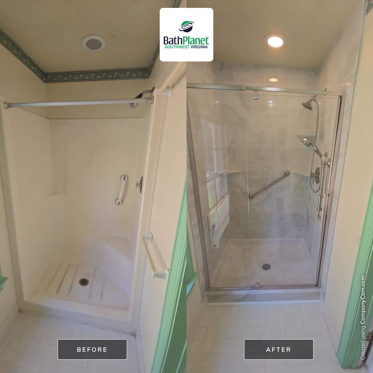 Shower Upgrade by BathPlanet SW Virginia