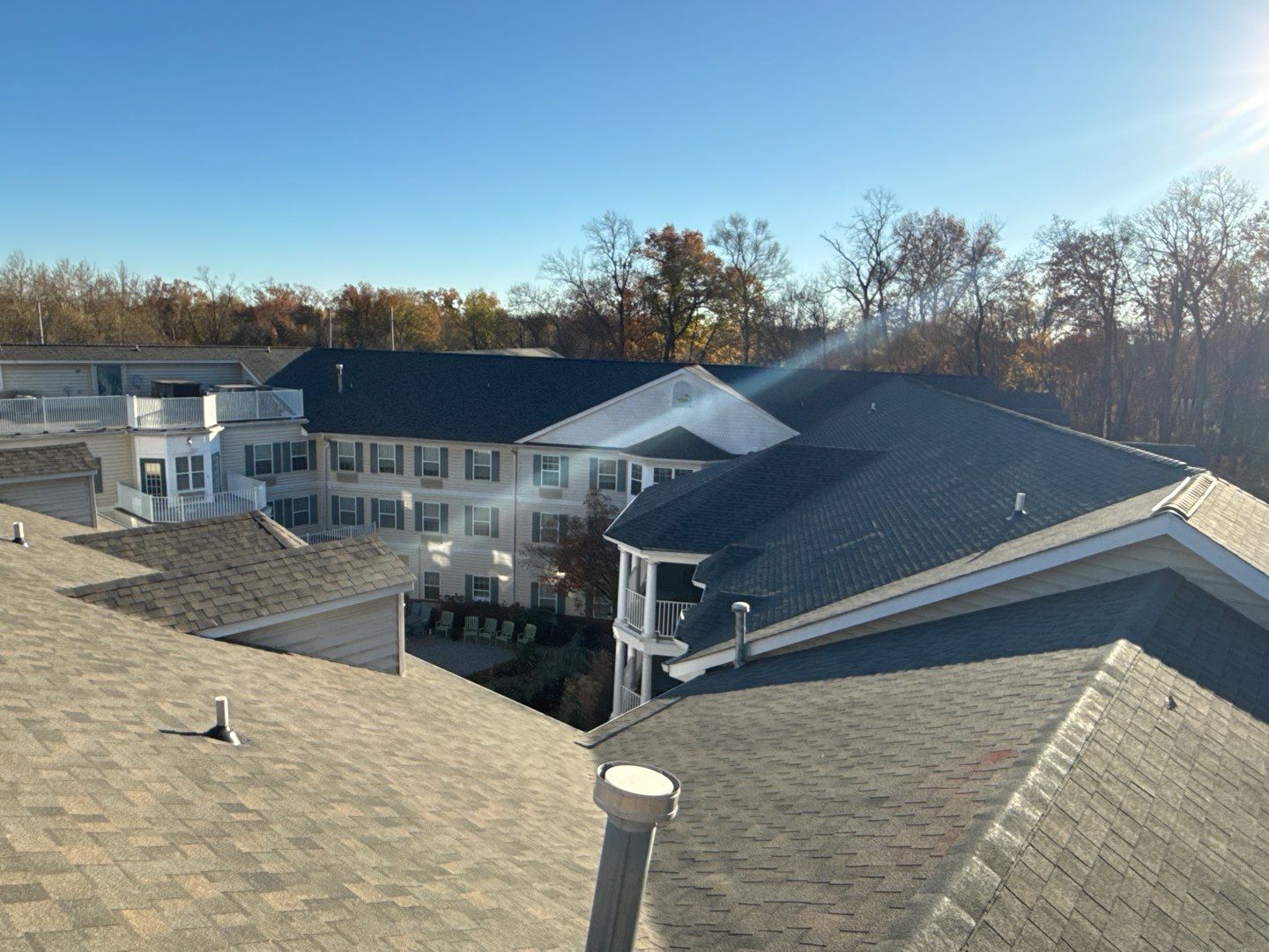 Commercial Roofing Installation using GAF Timberline / GAF TPO by All Site Roofing