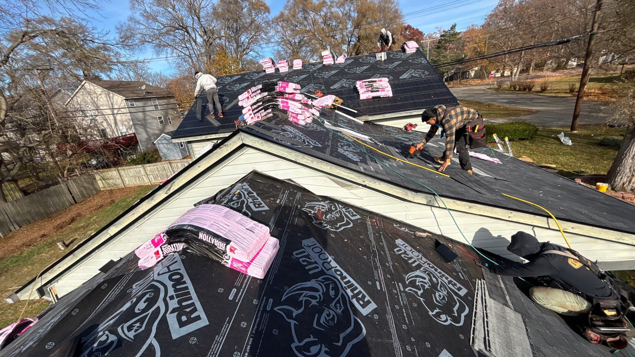 Roof Replacement using Owens Corning Onyx Black by 180 Contractors
