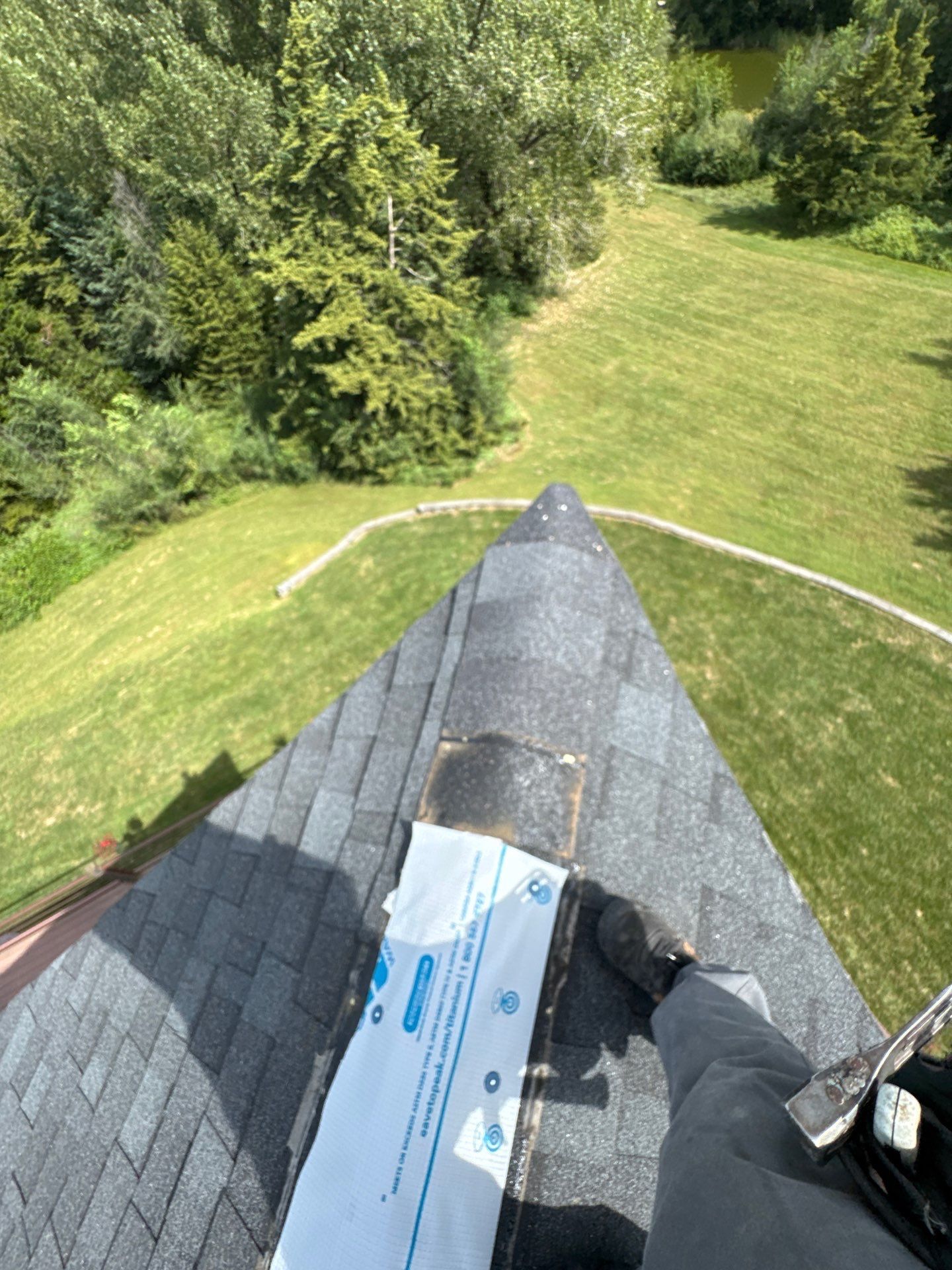 Roof Replacement with Ridge Vent and New Soffit in West Point, NE by Crows Roofing LLC