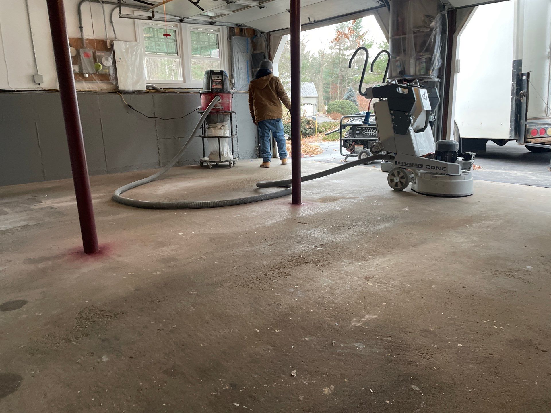 Maestranzi Garage TransFLOORmation by Symphony Concrete Coatings