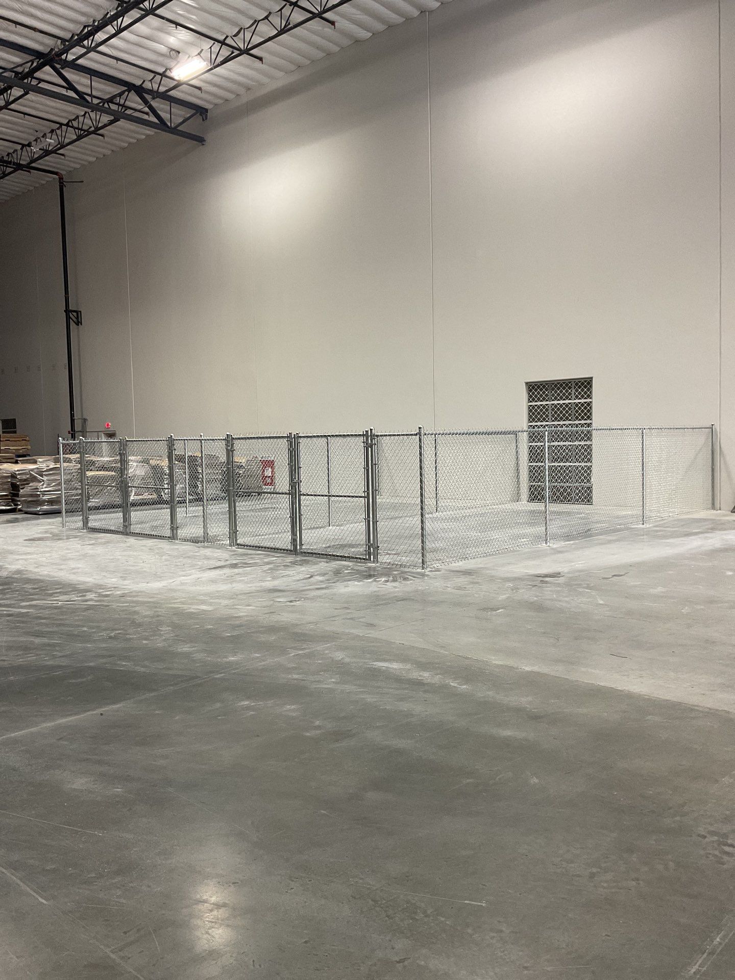 Fence Installation using chain -link by Fence Guys Inc. 