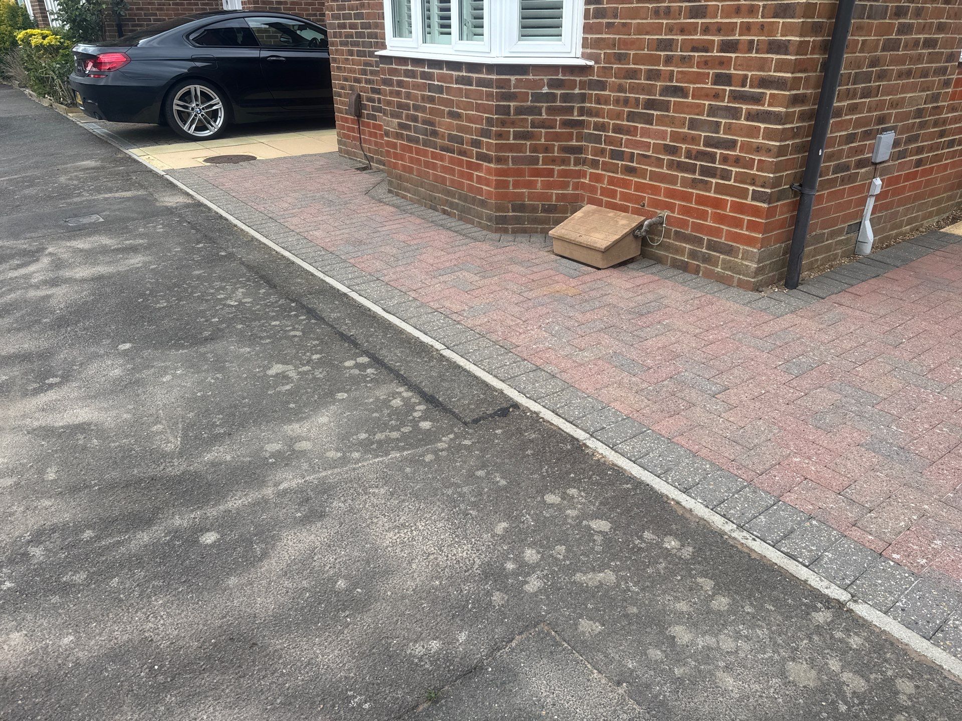 Driveway Clean using Honda 21lt High Pressure Machine by Ges Exterior Cleaning ltd