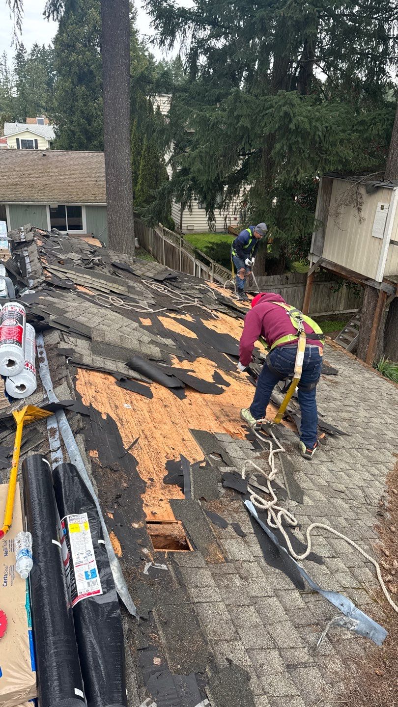 Roof replacement by Roofing Formula LLC