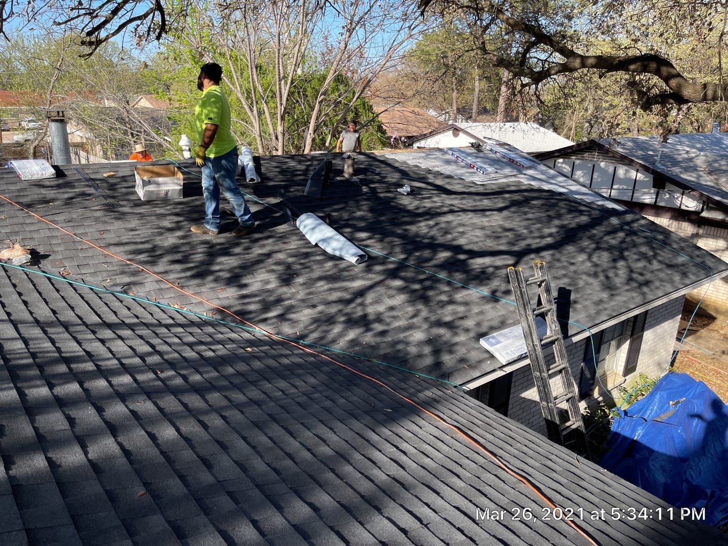 Historical Home needed a full decking and new roof by First United Roofing & Construction