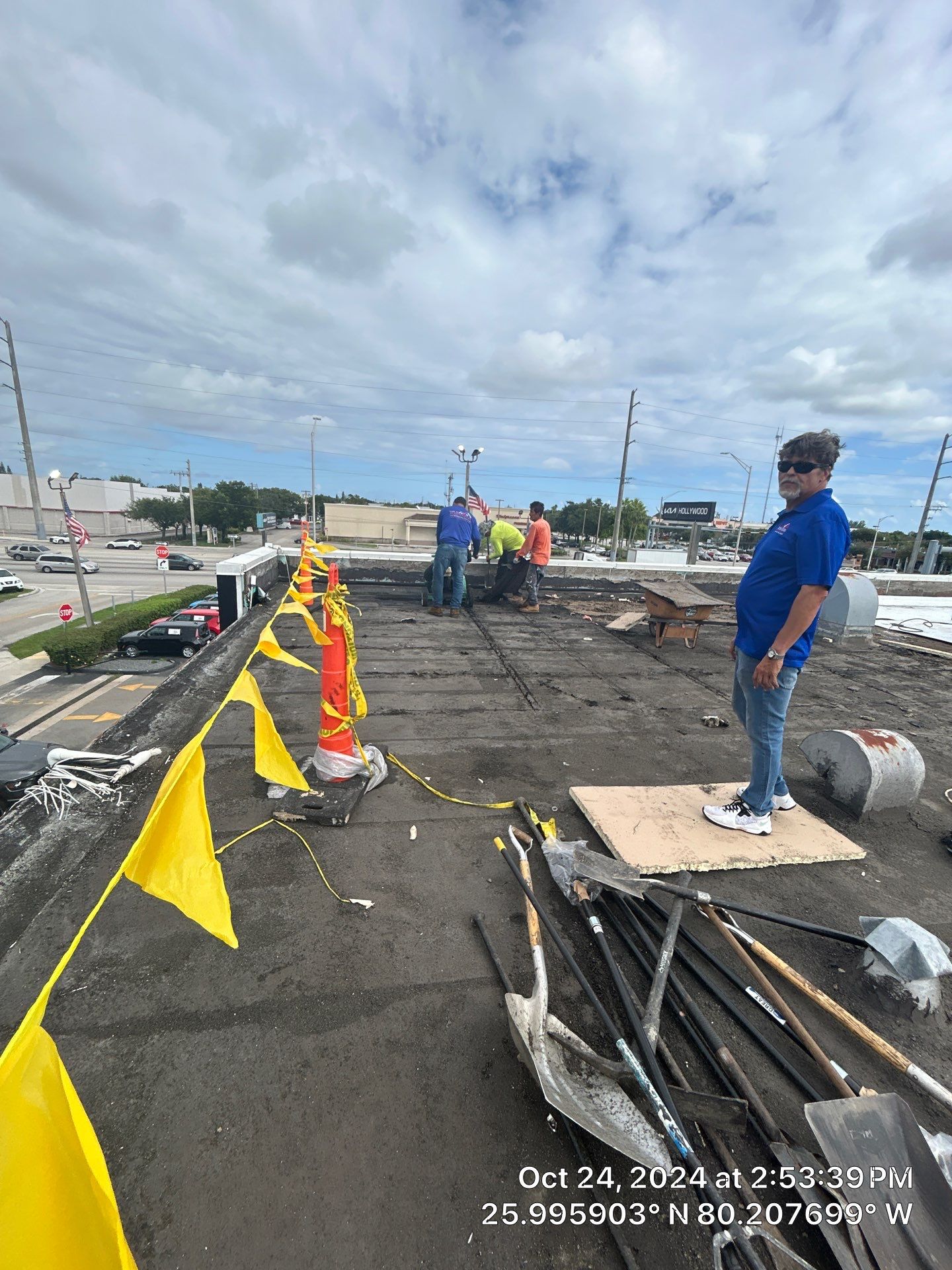COMMERCIAL REROOF GAF TPO EVERGUARD 60 MIL SMOOTH WITH 1-1/2" INSULATION by Earl W. Johnston Roofing