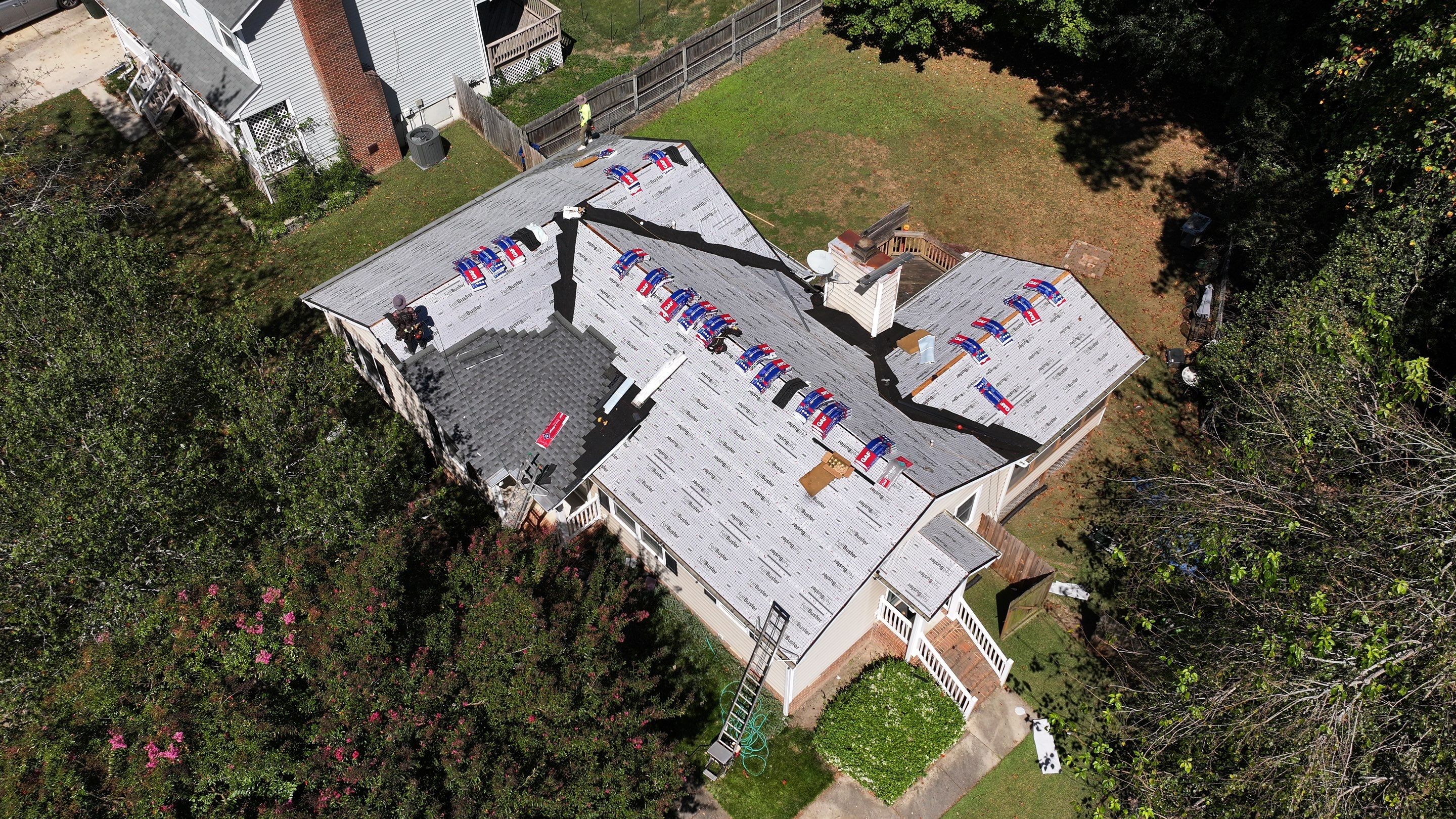 Roof Replacement - Timberline HDZ Pewter Gray - Chimney Cap by Pro Performance Roofing