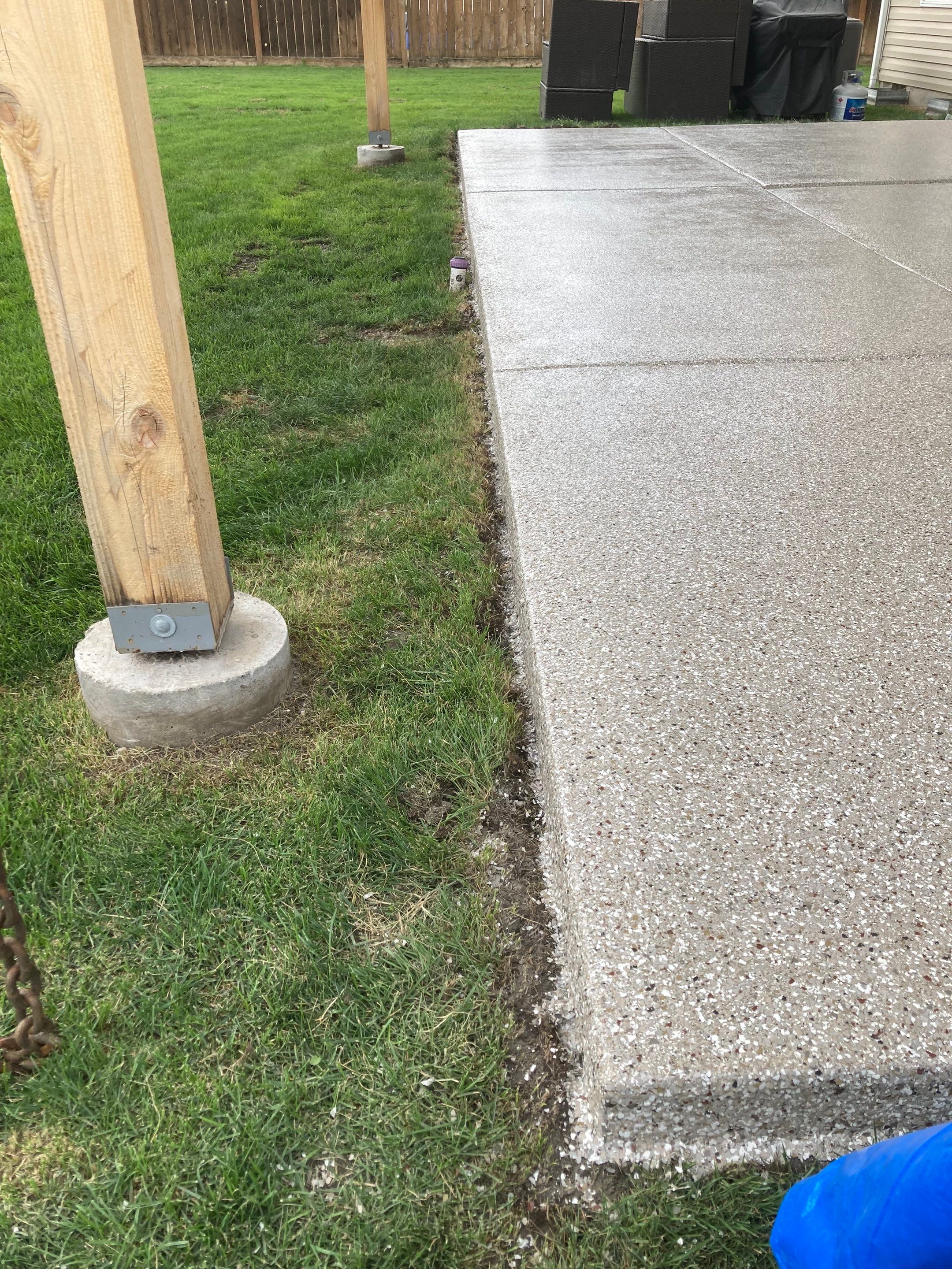 Patio and Walkway using Pebble Beach by Croc Coatings, LLC